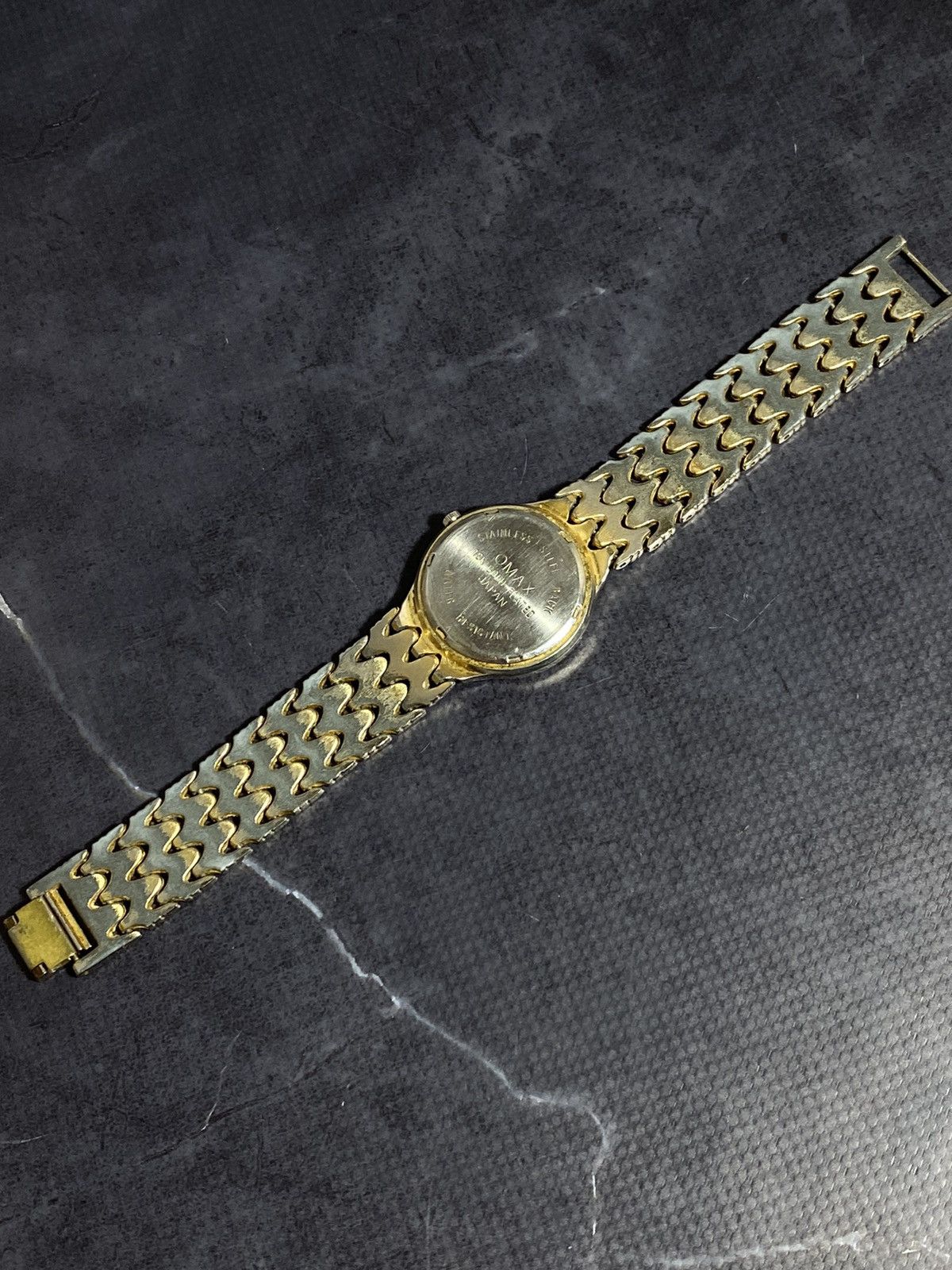 Hysteric Glamour Omax Gold-Tone Vintage Watch, Elegant Design Japanese Brand Size ONE SIZE - 5 Thumbnail