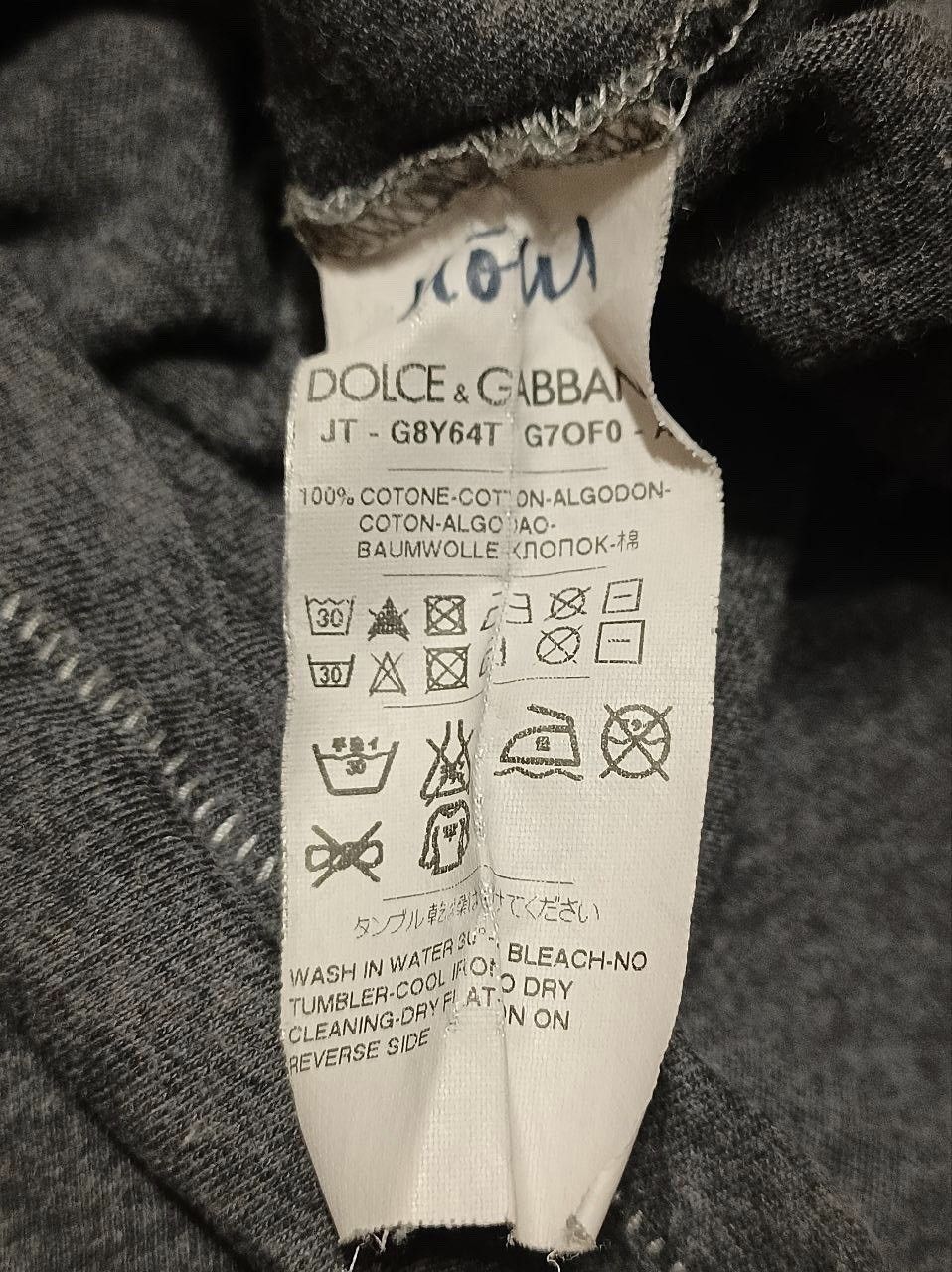 Dolce & Gabbana Dolce & Gabbana Henley Long Sleeve Top Grey Size US XL / EU 56 / 4 - 10 Thumbnail