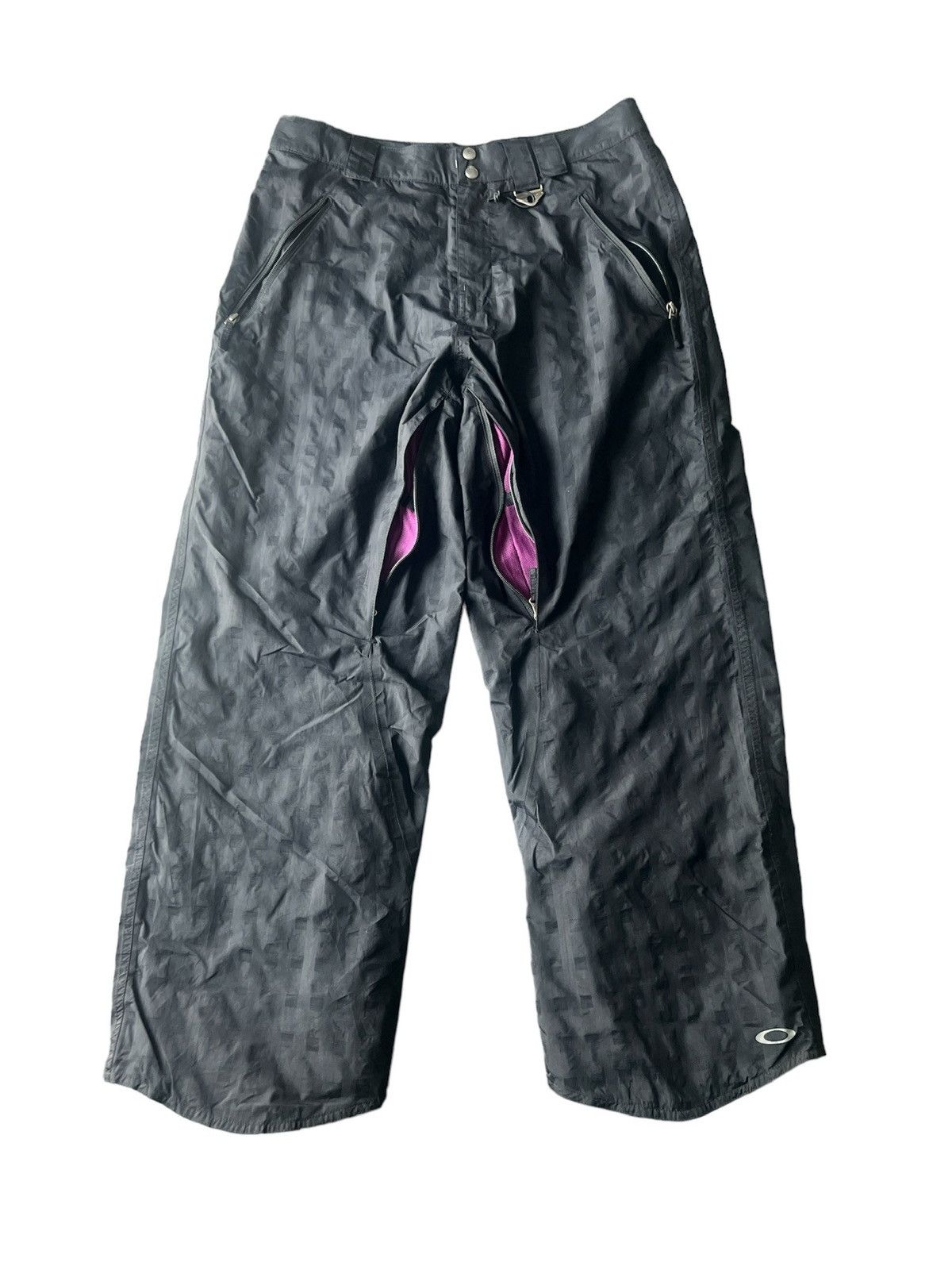 image of Oakley : Trekking Hiking Pant Loose Fit Multifuntion in Black, Men's (Size 33)