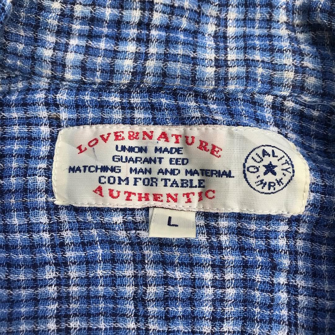 Vintage Union Made japan culture Love & nature short sleeves shirt Size US L / EU 52-54 / 3 - 3 Thumbnail