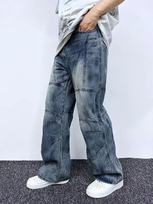 Japanese Brand × Jean Blue Baggy Denim Jeans Size US 34 / EU 50 - 4 Thumbnail