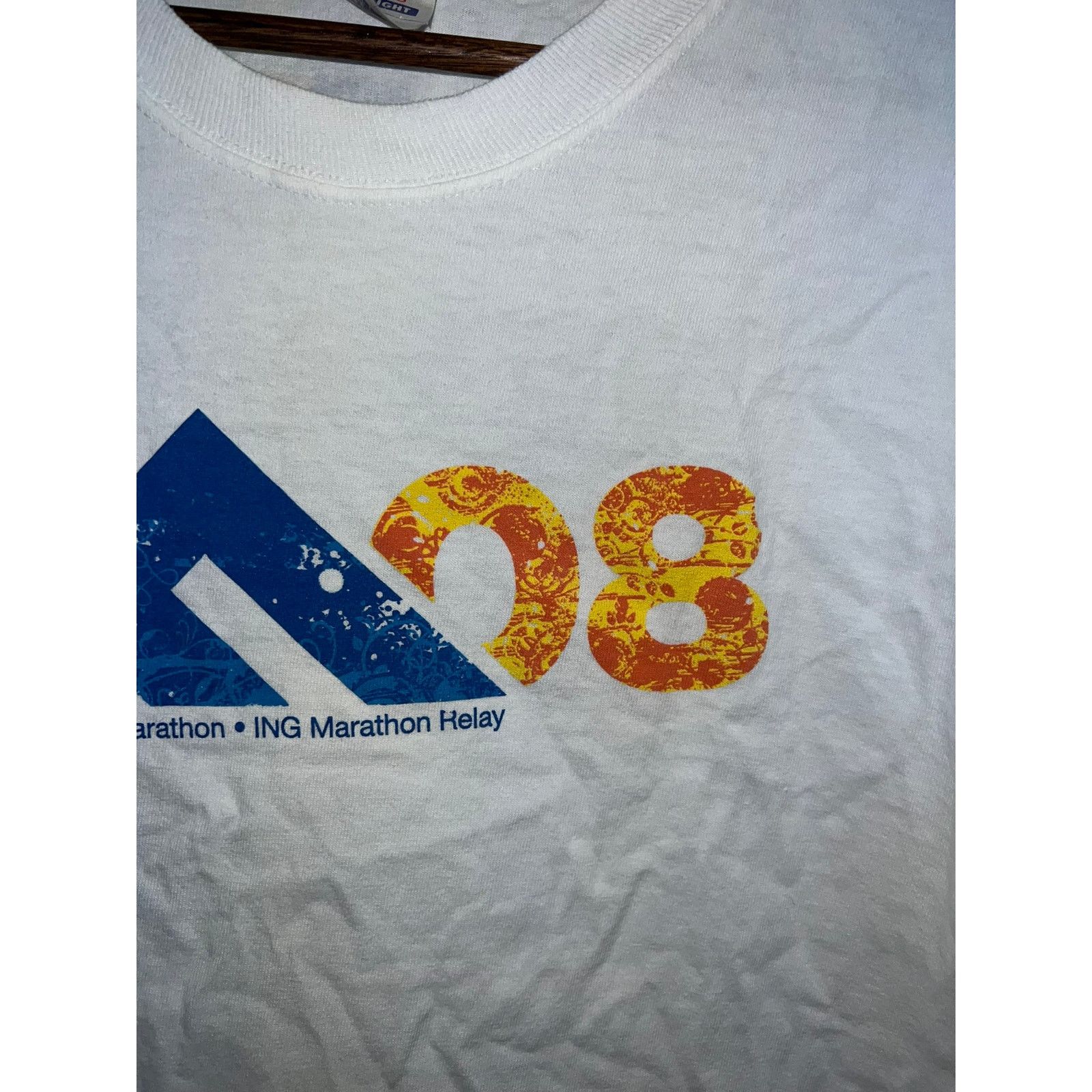 Hanes Denver Marathon Shirt DM 08 Running Run Colorado CO Shirt L Size US L / EU 52-54 / 3 - 4 Thumbnail