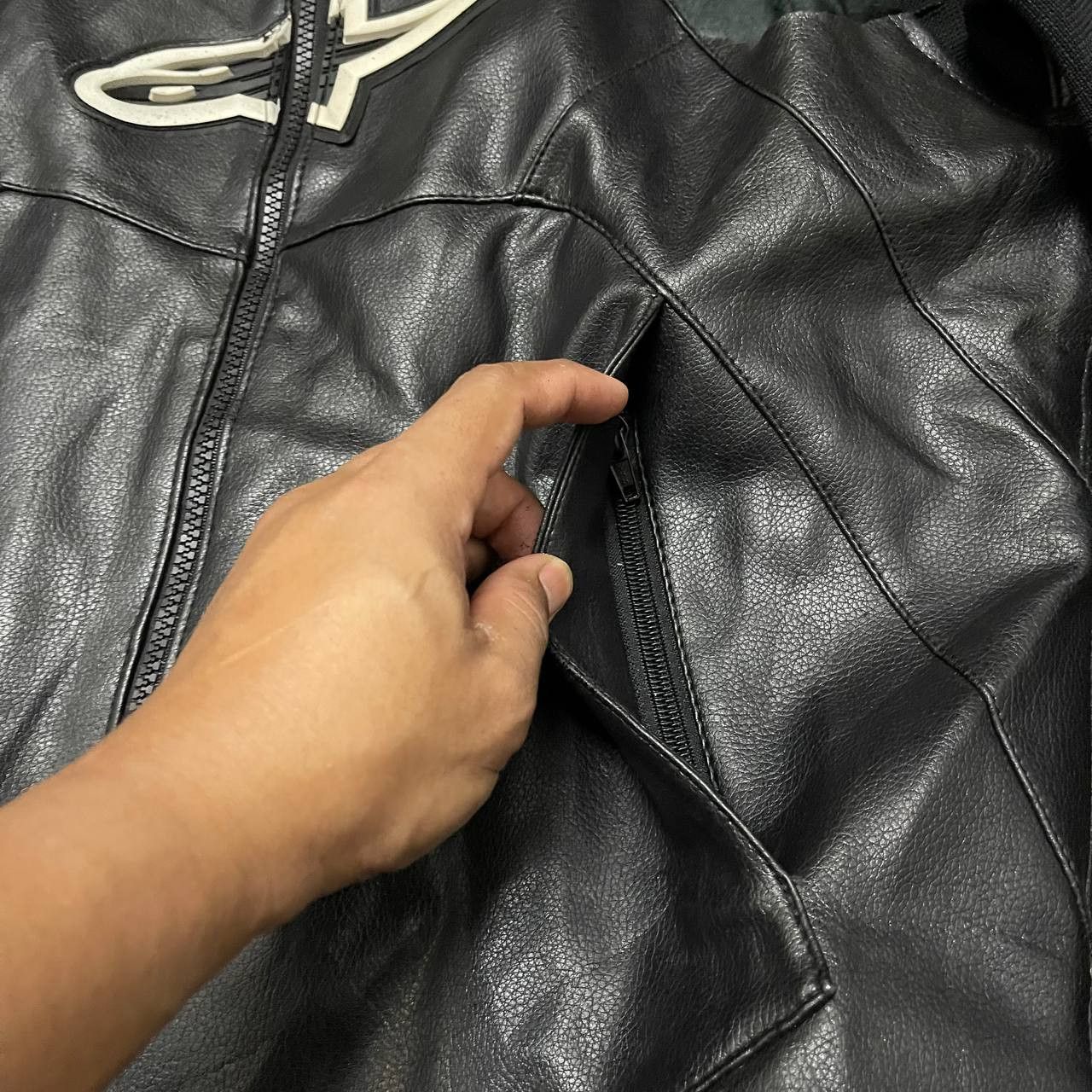 Alpinestars Vintage Alpinestars Motorcycle Racing Jacket With Padding Size US L / EU 52-54 / 3 - 10 Thumbnail