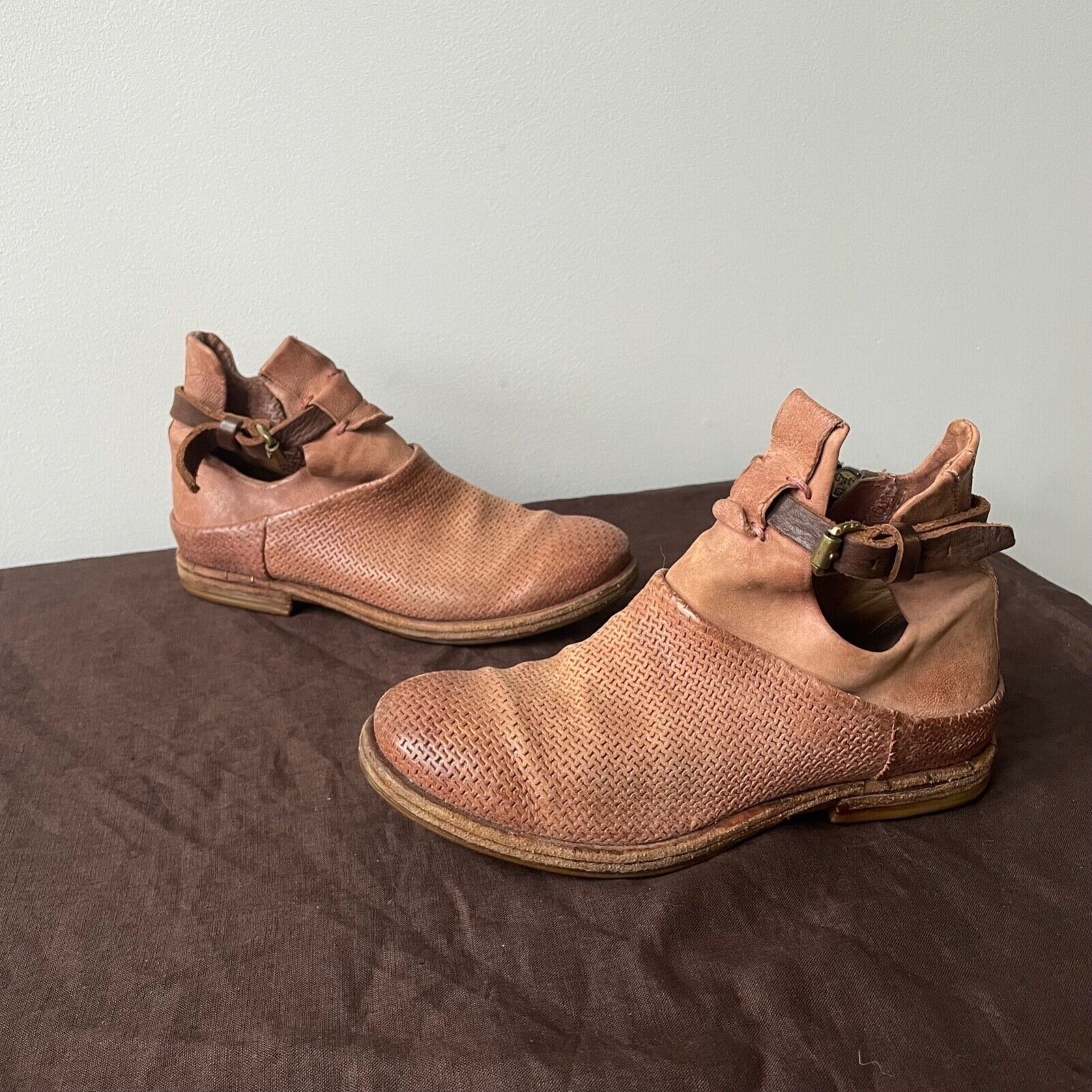 A.S.98 Air Step A.S. 98 Avant Garde Leather Boots 8253AC Size US 5.5 / IT 35.5 - 1 Thumbnail