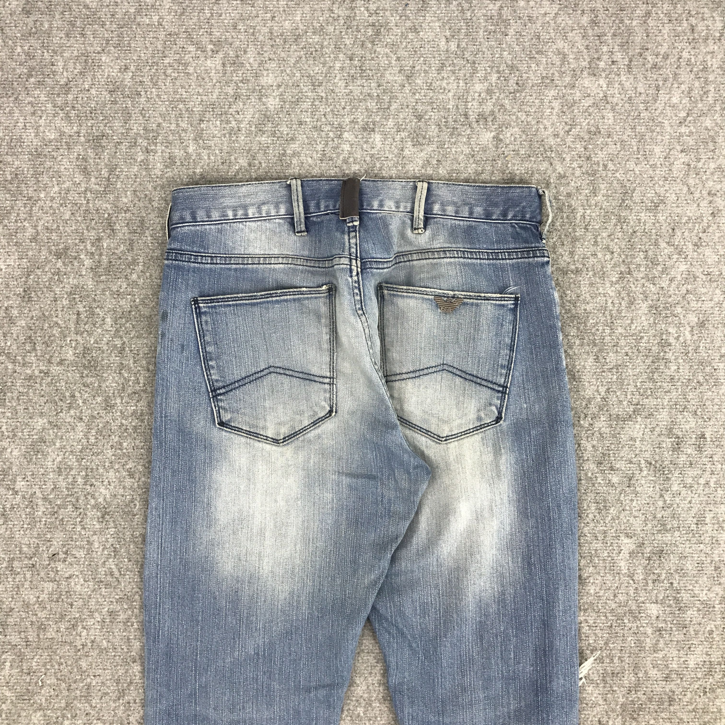 Armani × Giorgio Armani ARMANI JEANS DISTRESSED DESIGN DENIM JEANS Size US 30 / EU 46 - 5 Thumbnail