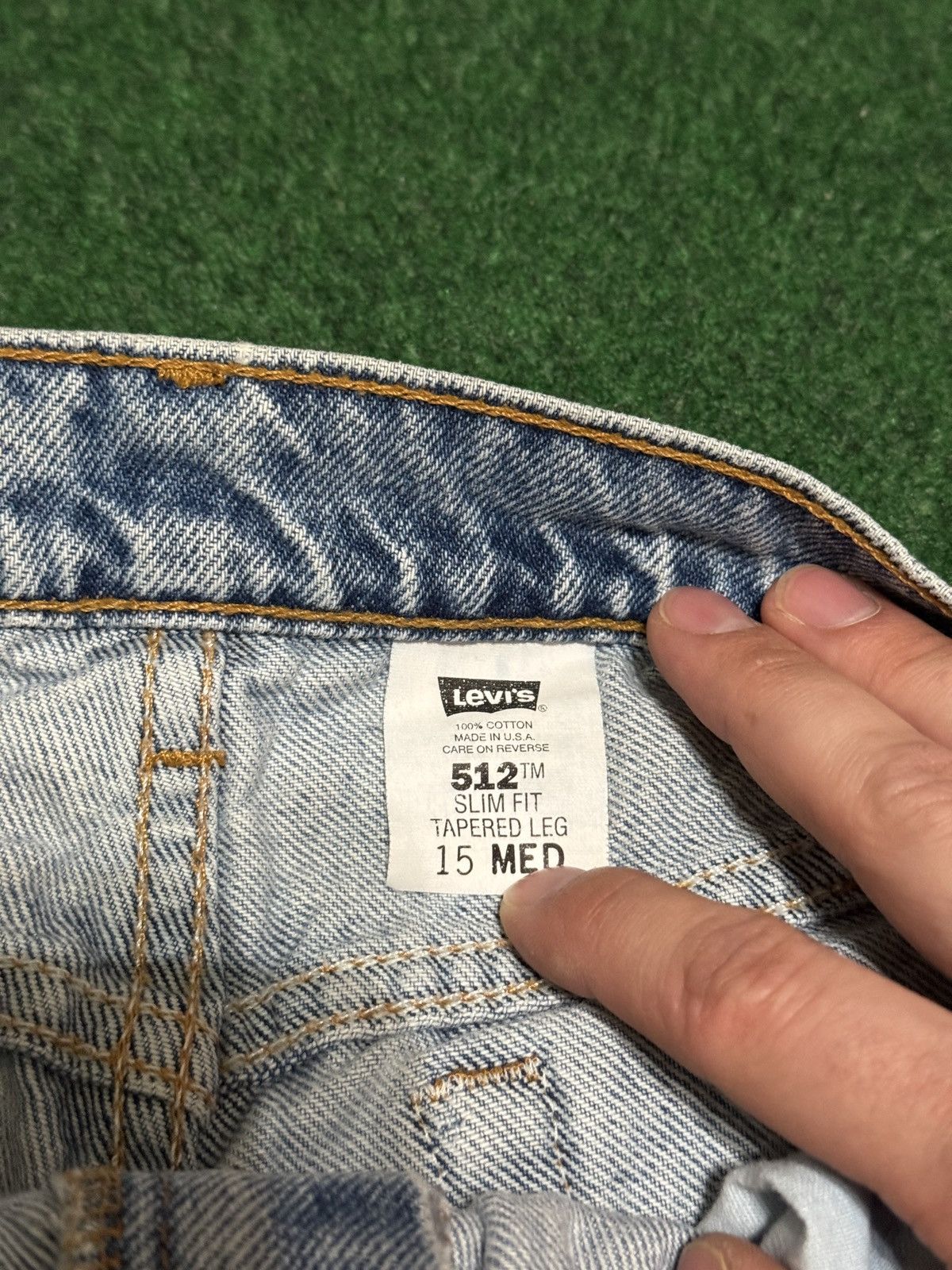 Levi's Vintage Clothing Levis 512 Womens 15 30x30 Light Wash Slim Tapered 90s Jeans Size 30" / US 8 / IT 44 - 4 Thumbnail