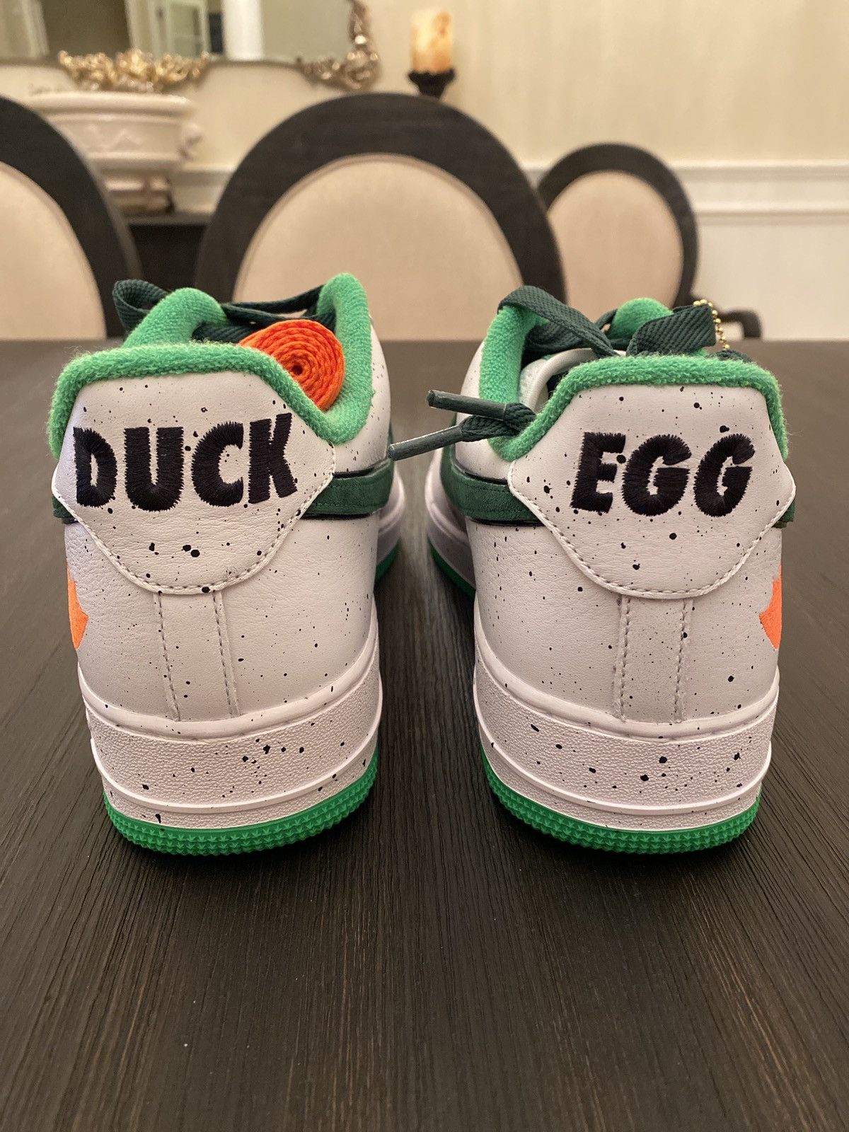 Nike Nike Air Force 1 DOAF Oregon Ducks “Egg Or Duck” PE Size 12 Size US 12 / EU 45 - 5 Thumbnail