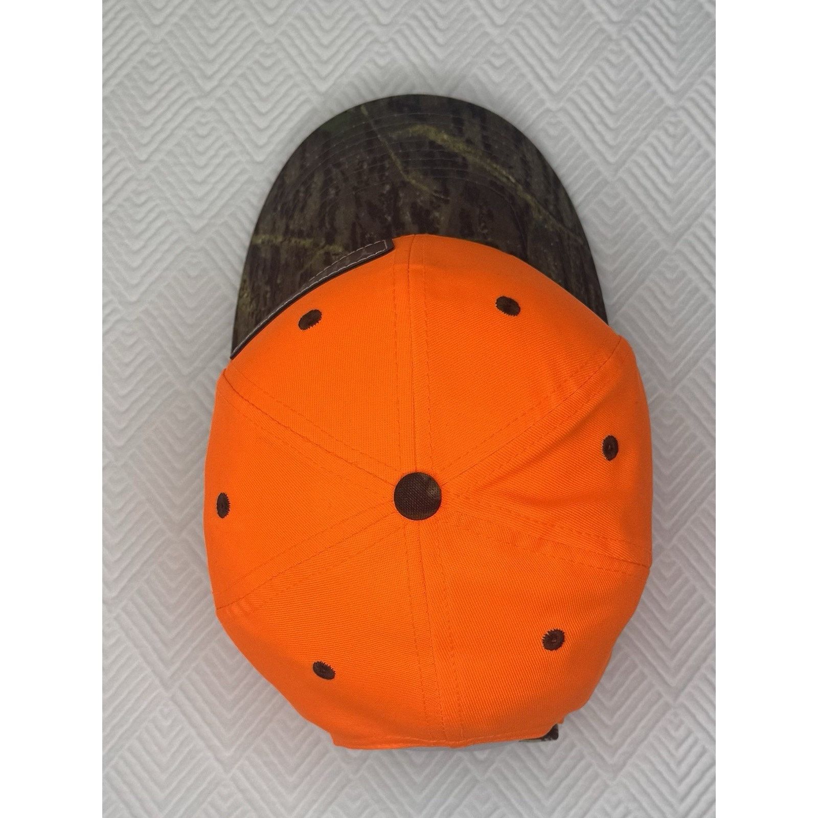 Port Authority YOOPER - Orange CAMO Hunting Fishing Hat Cap SnapBack - UP Size ONE SIZE - 4 Thumbnail