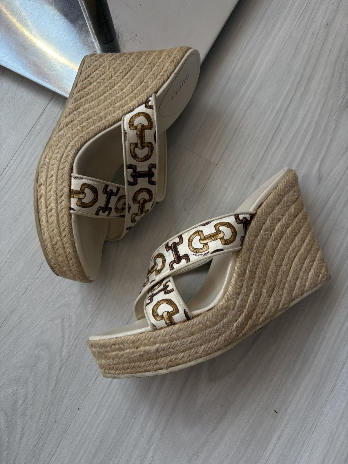 Gucci Gucci cloth sandals Size US 6.5 / IT 36.5 - 10 Thumbnail