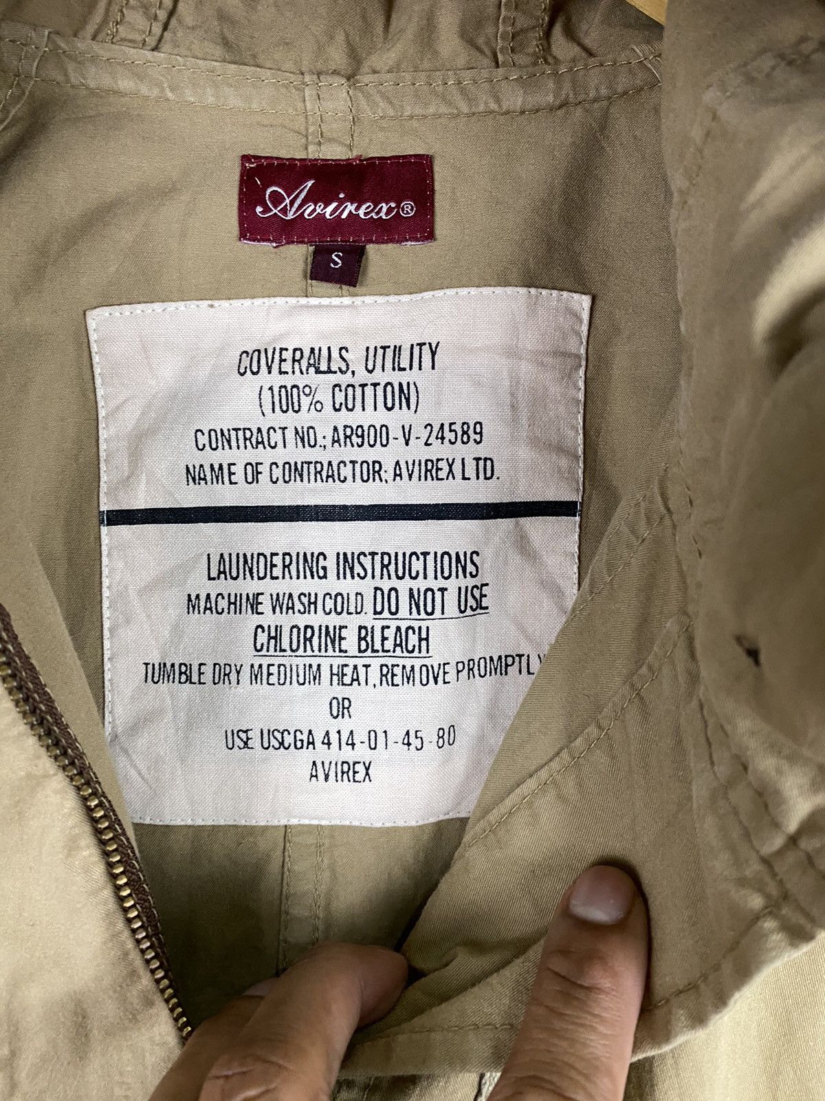 Avirex × Vintage ✅️Vintage Coveralls Utility Military Pancho Jacket Size US M / EU 48-50 / 2 - 12 Thumbnail