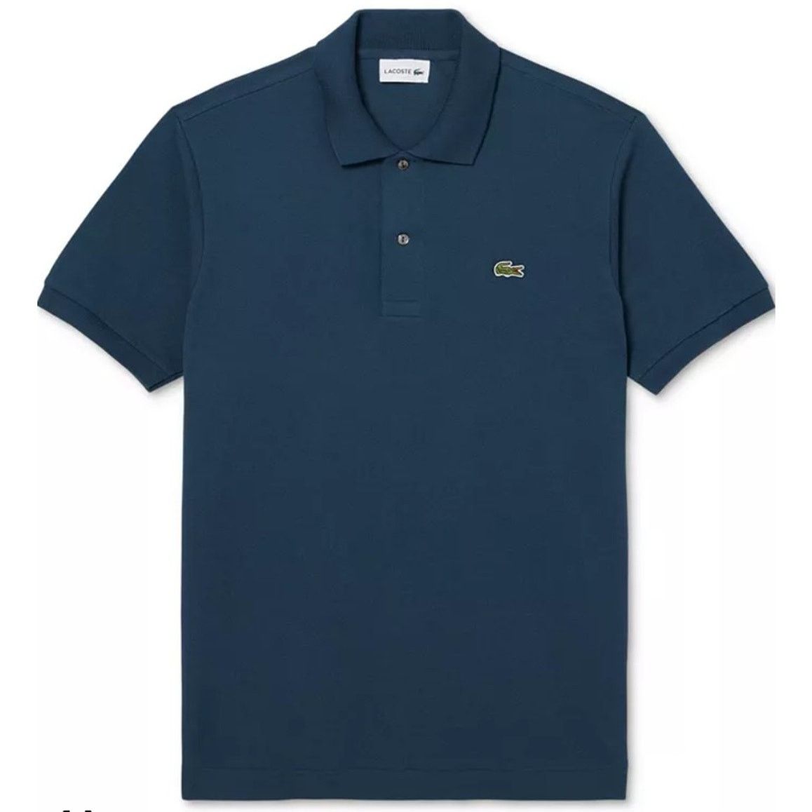 Lacoste Lacoste Mens Short Classic Chine L.12.12 Polo Shirt V Blue S Size US S / EU 44-46 / 1 - 1 Thumbnail