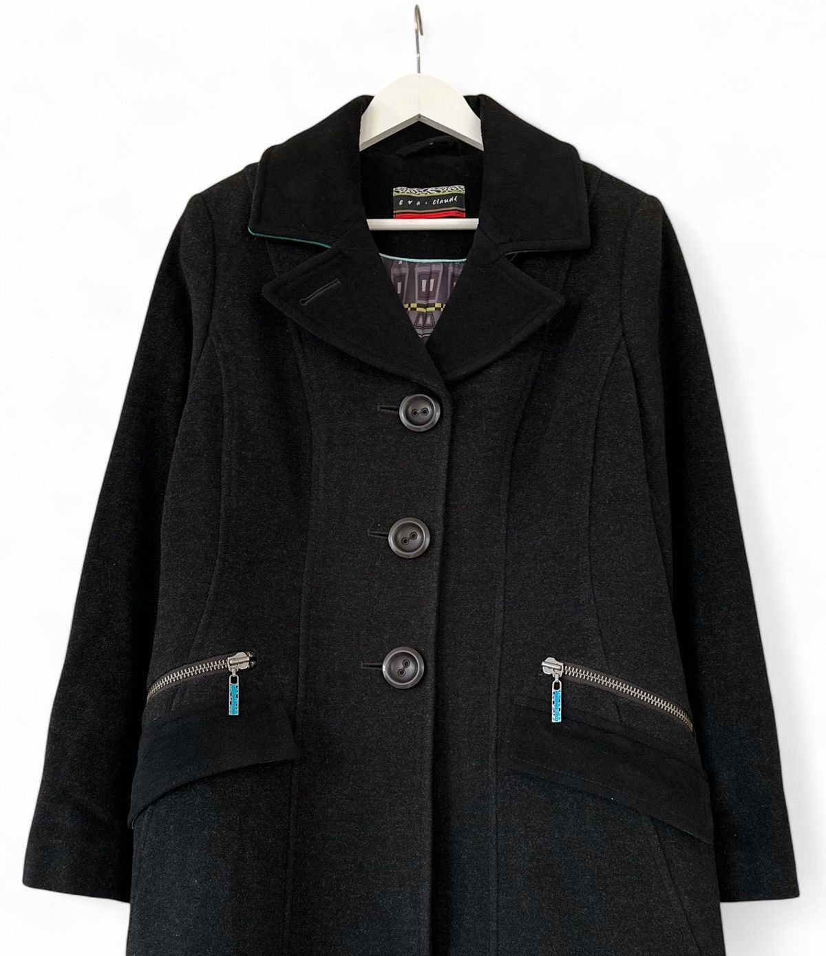 Other Eva & Claudi MEIDA Thermo Wool Overcoat Coat Women's Size 44 Size L / US 10 / IT 46 - 3 Thumbnail
