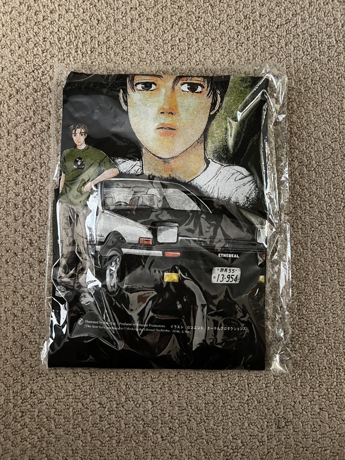 Vintage Initial d Ethereal Studios Ghost of Akina Tee size L Size US L / EU 52-54 / 3 - 4 Thumbnail