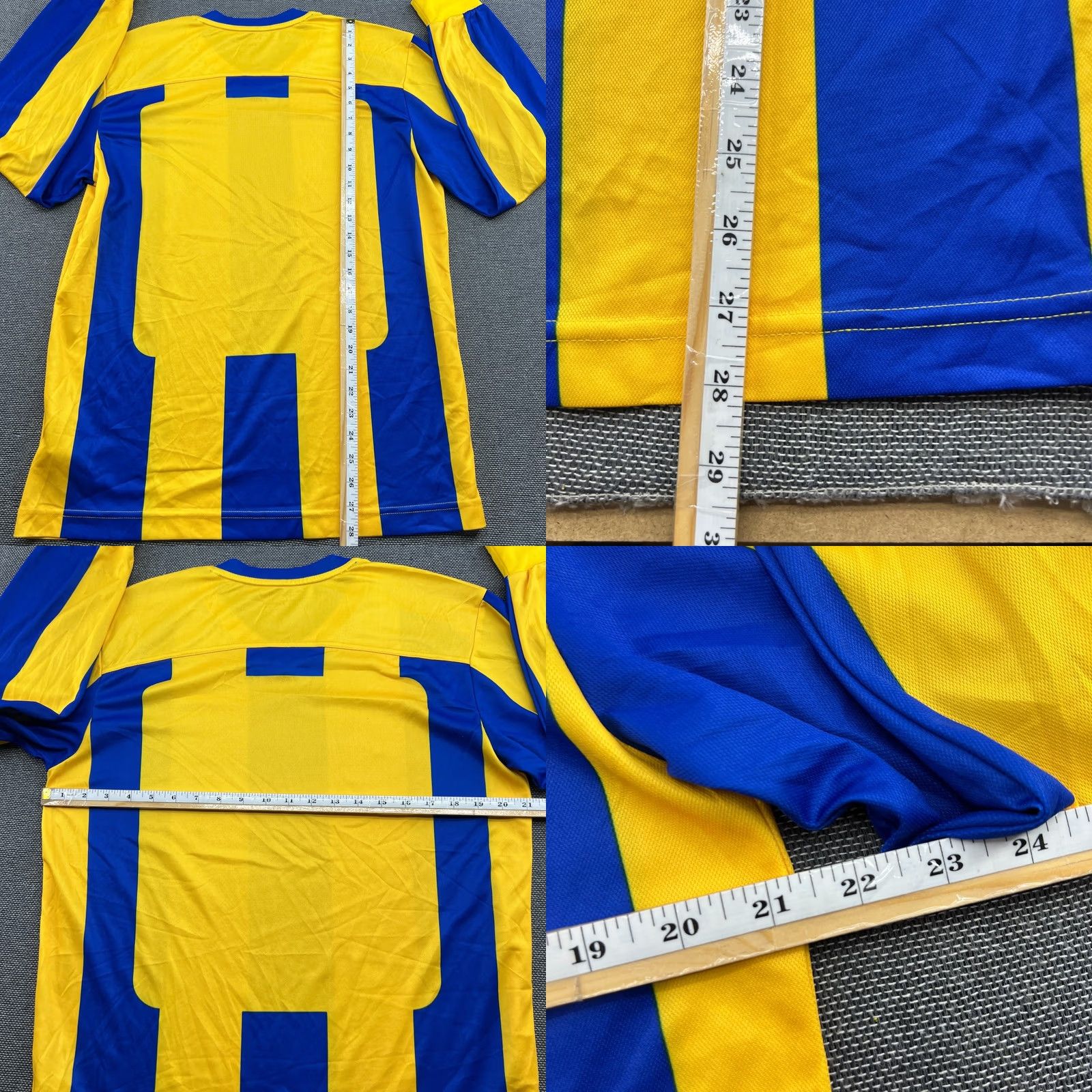 Vintage Vintage LOTTO Football Jersey Mens Large Long Sleeves Yellow Blue Size US L / EU 52-54 / 3 - 8 Thumbnail