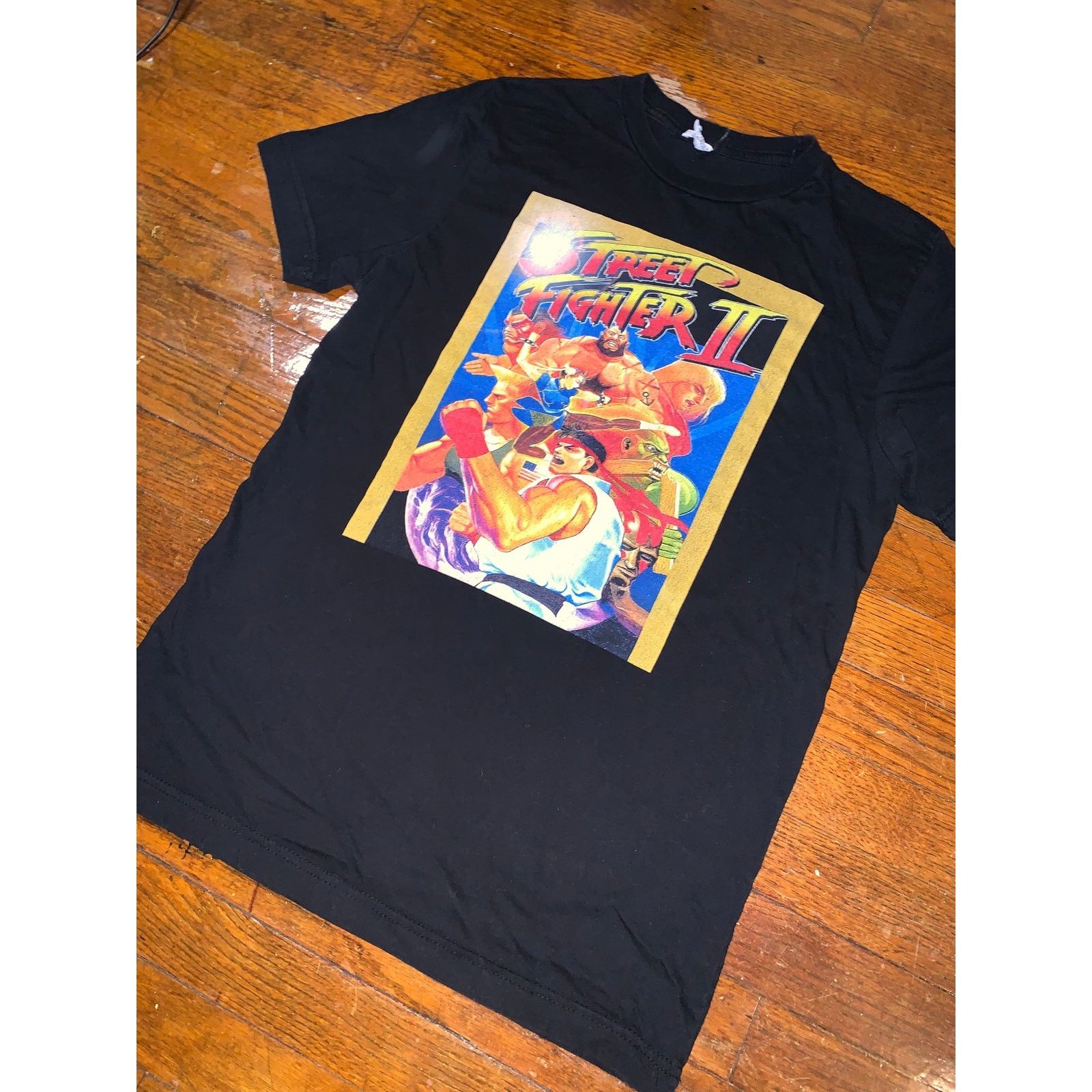 Street Fighter Street Fighter II Graphic T Shirt Medium Black Arcade Capcom Size US M / EU 48-50 / 2 - 5 Thumbnail