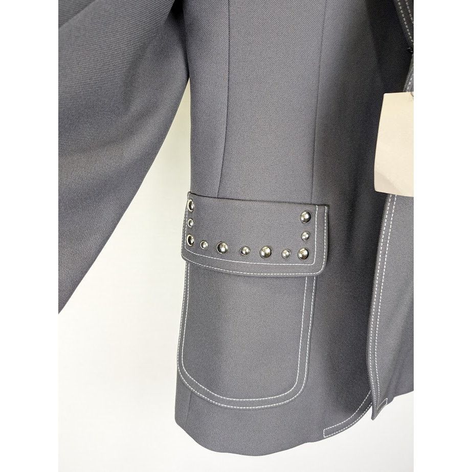 Gucci o1rshd1 Fluid Drill Palace Jacket in Steel Gray Size US L / EU 52-54 / 3 - 8 Thumbnail