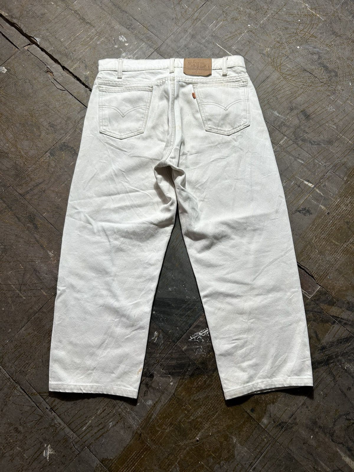 Levi's × Vintage Vintage Levi’s 550 Orange Tab Denim Jeans Size US 33 - 2 Thumbnail