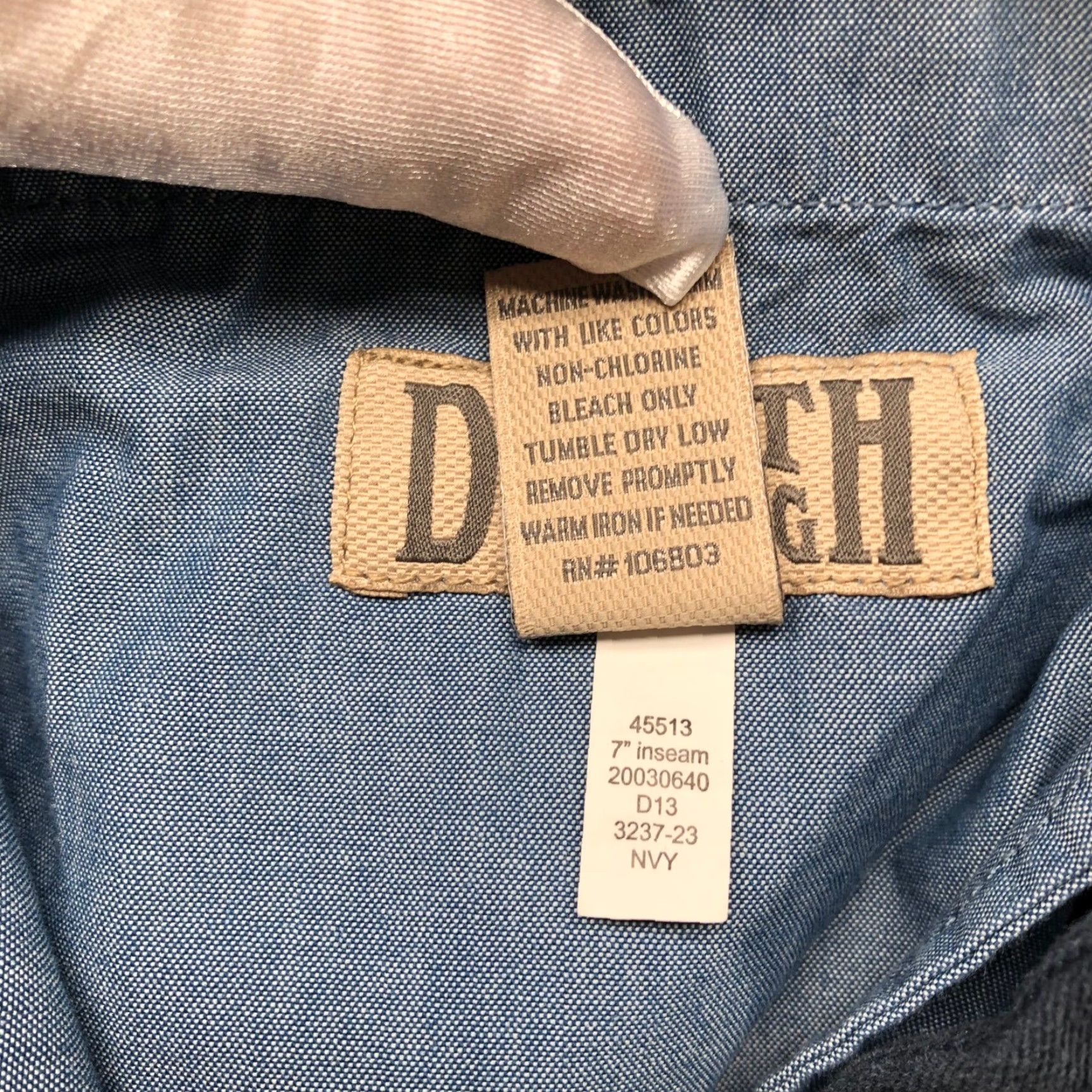Duluth Trading Company Duluth Trading Chino Shorts Mens 36 Navy Blue 7" Flat Front Durable Work Size US 36 / EU 52 - 5 Thumbnail