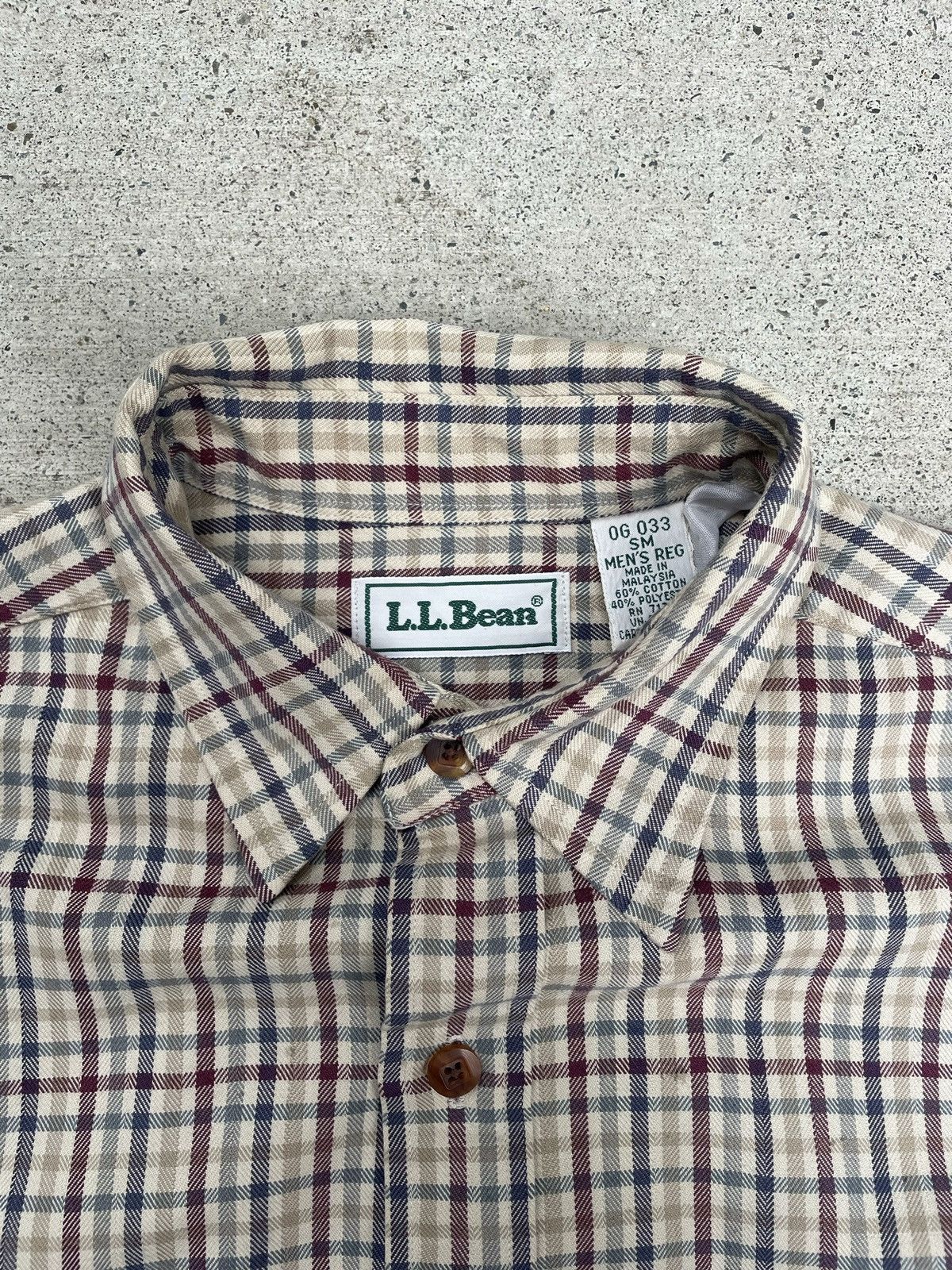L.L. Bean × Vintage Vintage L.L.Bean Plaid Button Up Size US S / EU 44-46 / 1 - 4 Thumbnail