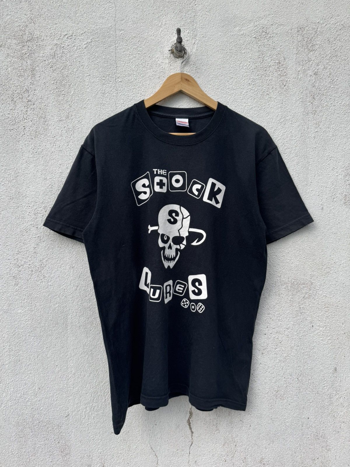 Vintage 2000s The Stock Lures Skull Tees Size US L / EU 52-54 / 3 - 1 Thumbnail