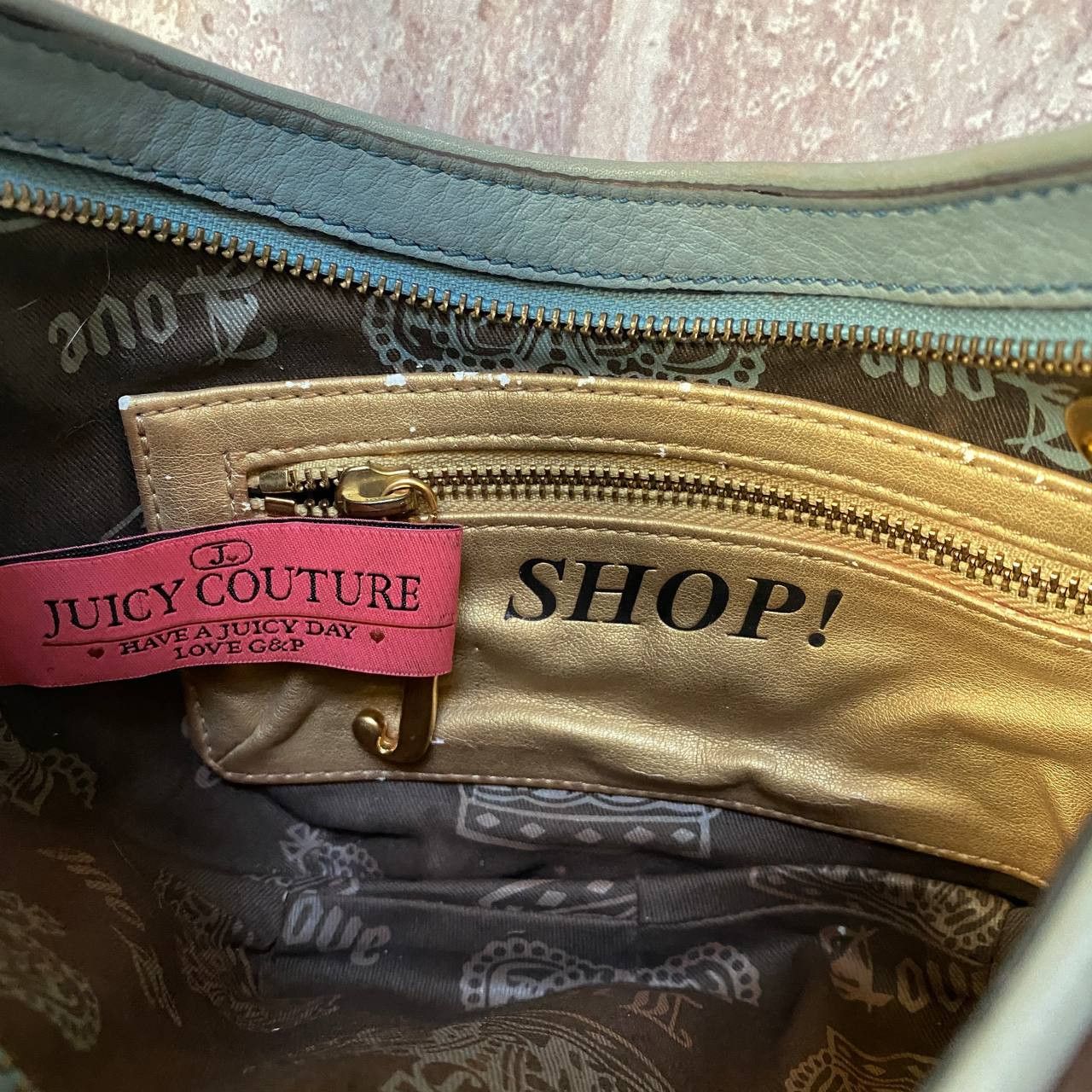 Juicy Couture VINTAGE Y2K JUICY COUTURE RARE AMAZING VELOUR MINI BAG Size ONE SIZE - 7 Thumbnail