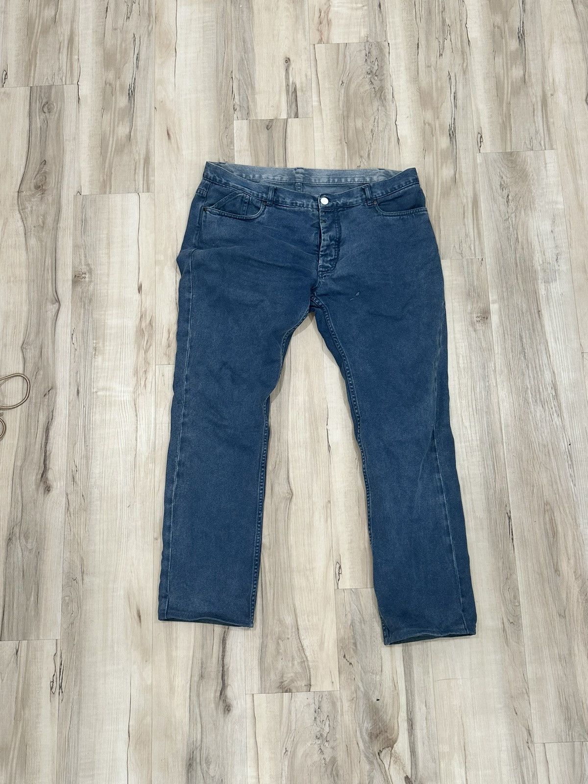 Maison Margiela Maison Margiela Blue Casual Pants Size 33 Size US 32 / EU 48 - 1 Thumbnail