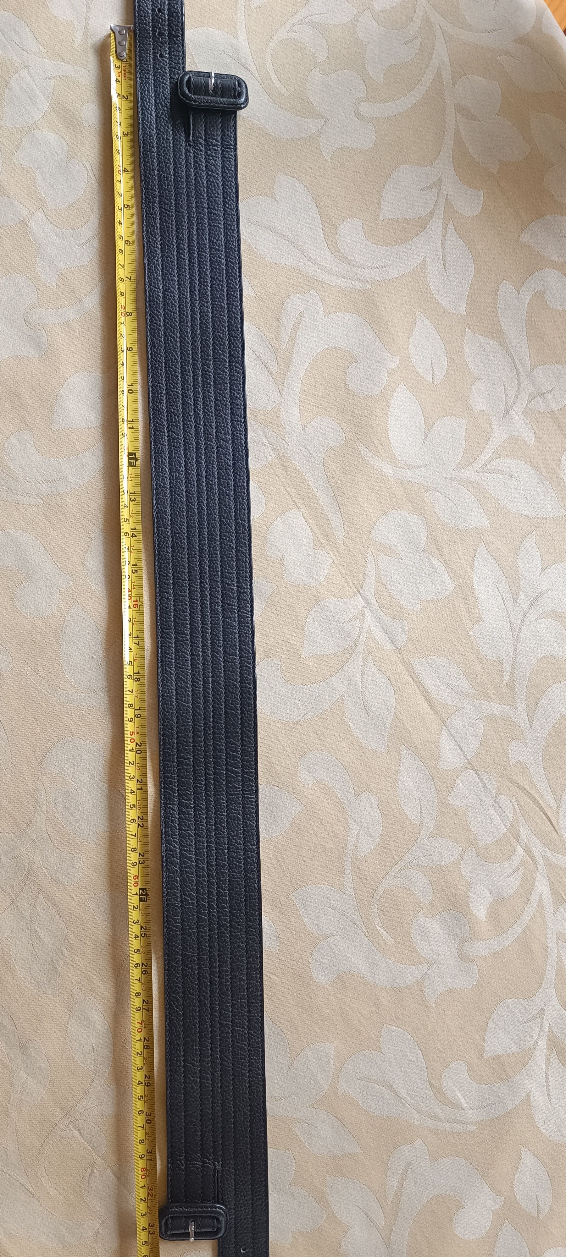 Jean Paul Gaultier 2 overlapping belts in dark brown leather Size ONE SIZE - 11 Thumbnail