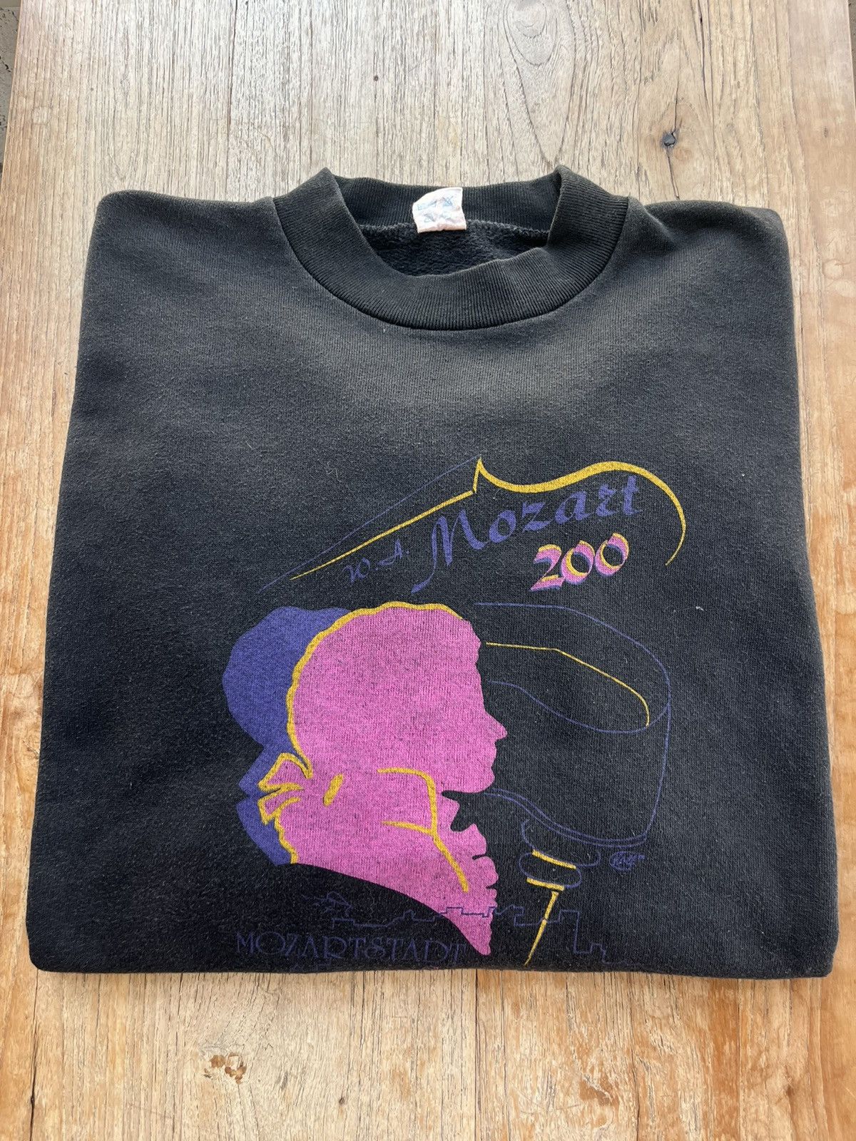 Band Tees × Vintage Vintage Wolfgang Amadeus Mozart 90’s Sweater shirt Size US L / EU 52-54 / 3 - 10 Thumbnail