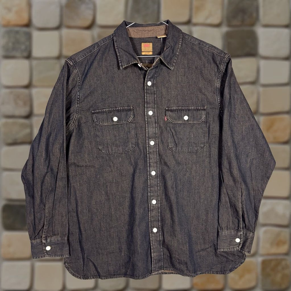 Levi's Levi'S Denim Shirt - Mens L Workwear Long Sleeve - Blue Classic Casual Size US L / EU 52-54 / 3 - 1 Thumbnail