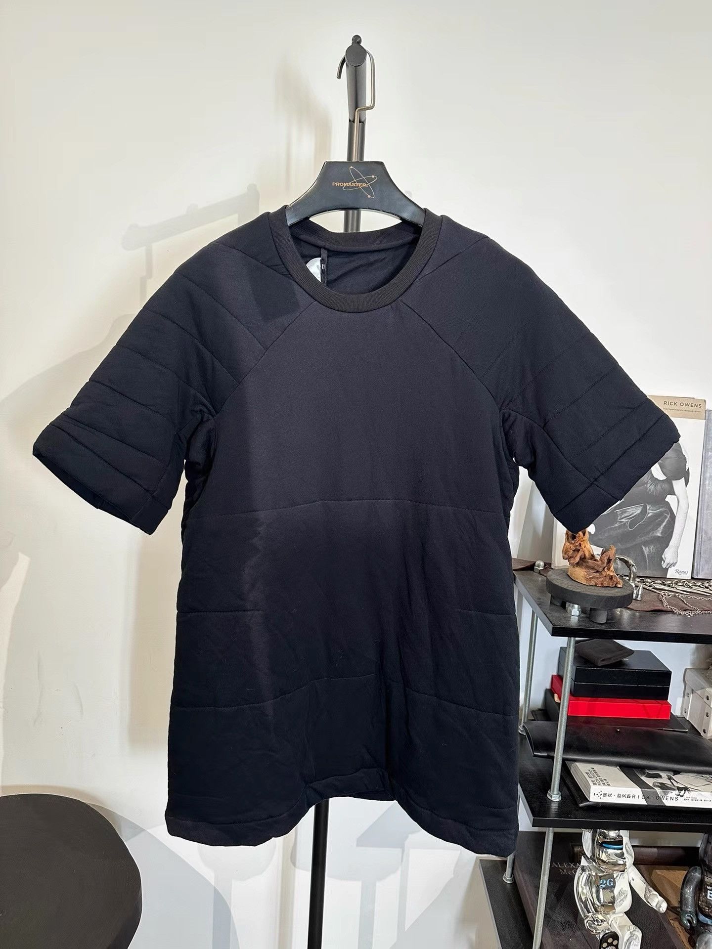 11 By Boris Bidjan Saberi 11by BBS Quilted Cotton T-Shirt K35 Size US M / EU 48-50 / 2 - 1 Thumbnail