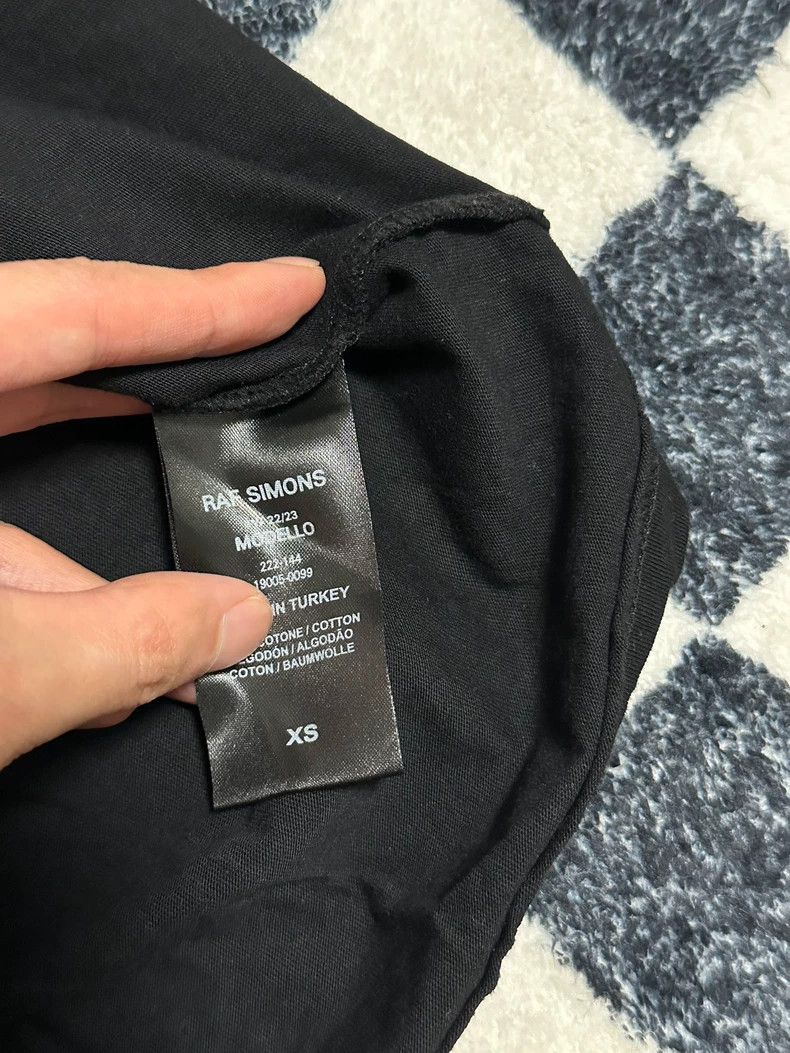 Raf Simons Raf simons Logo hooded T-shirt Size US XS / EU 42 / 0 - 5 Thumbnail