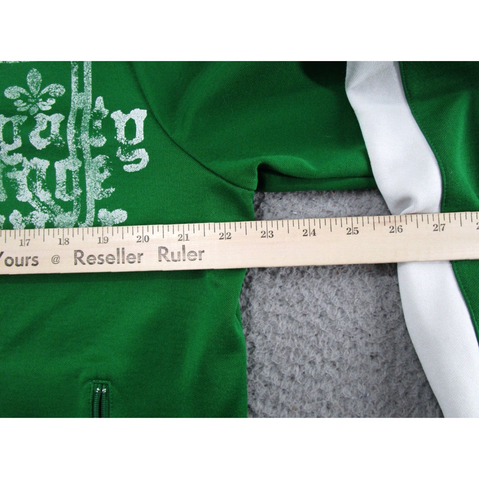 Express Express Mens Jacket Zipper Track Retro Y2K Style Green Size L - Soccer Futbol Read Size US L / EU 52-54 / 3 - 6 Thumbnail