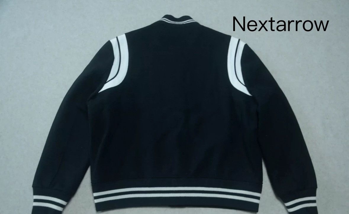Saint Laurent Paris × Yves Saint Laurent Saint Laurent black and white wool patchwork baseball jacket Size US XL / EU 56 / 4 - 2 Thumbnail