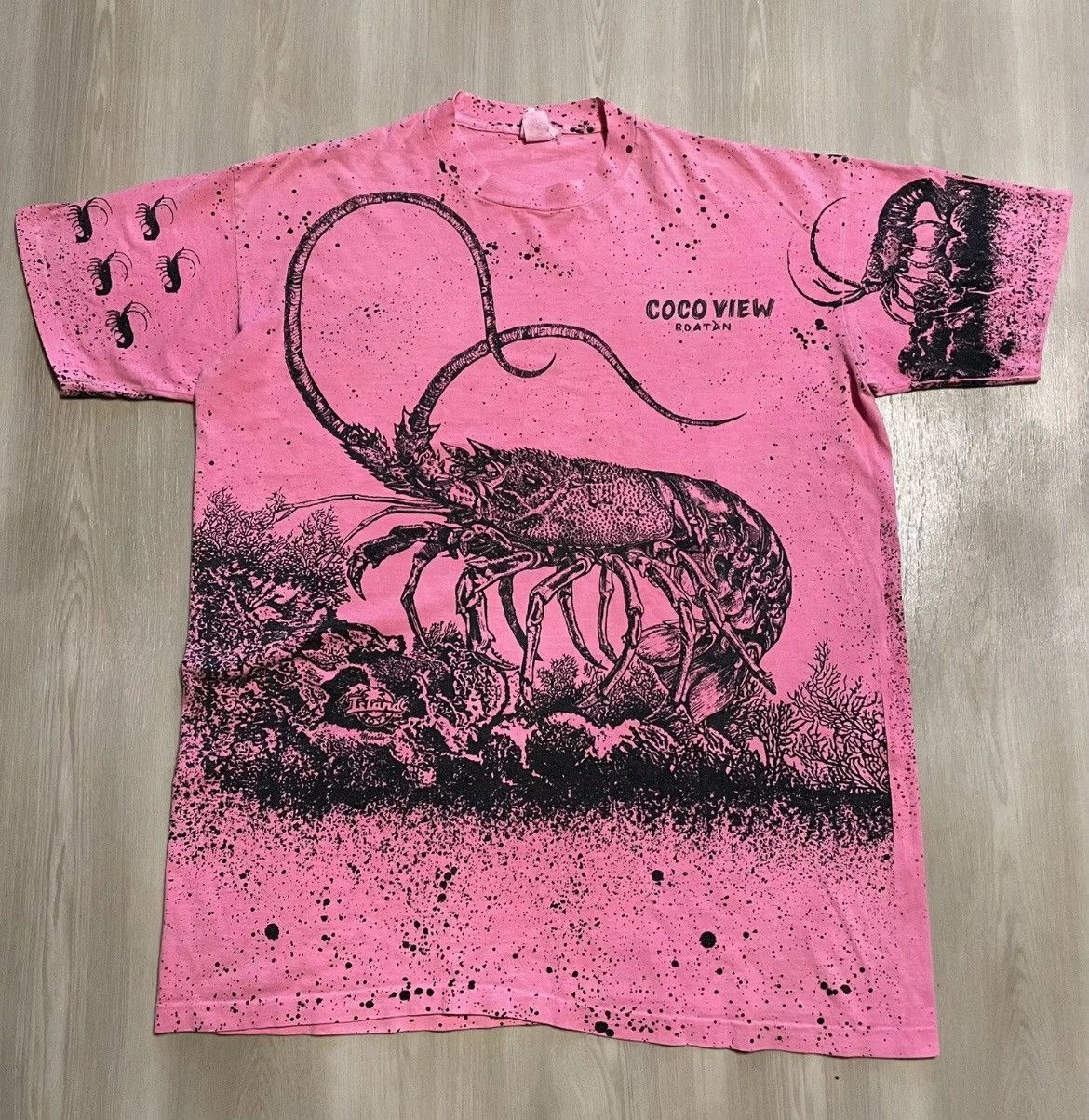 Vintage Vintage Island Boyz Crawfish AOP Neon Messina OSFA Size US XXL / EU 58 / 5 - 2 Thumbnail
