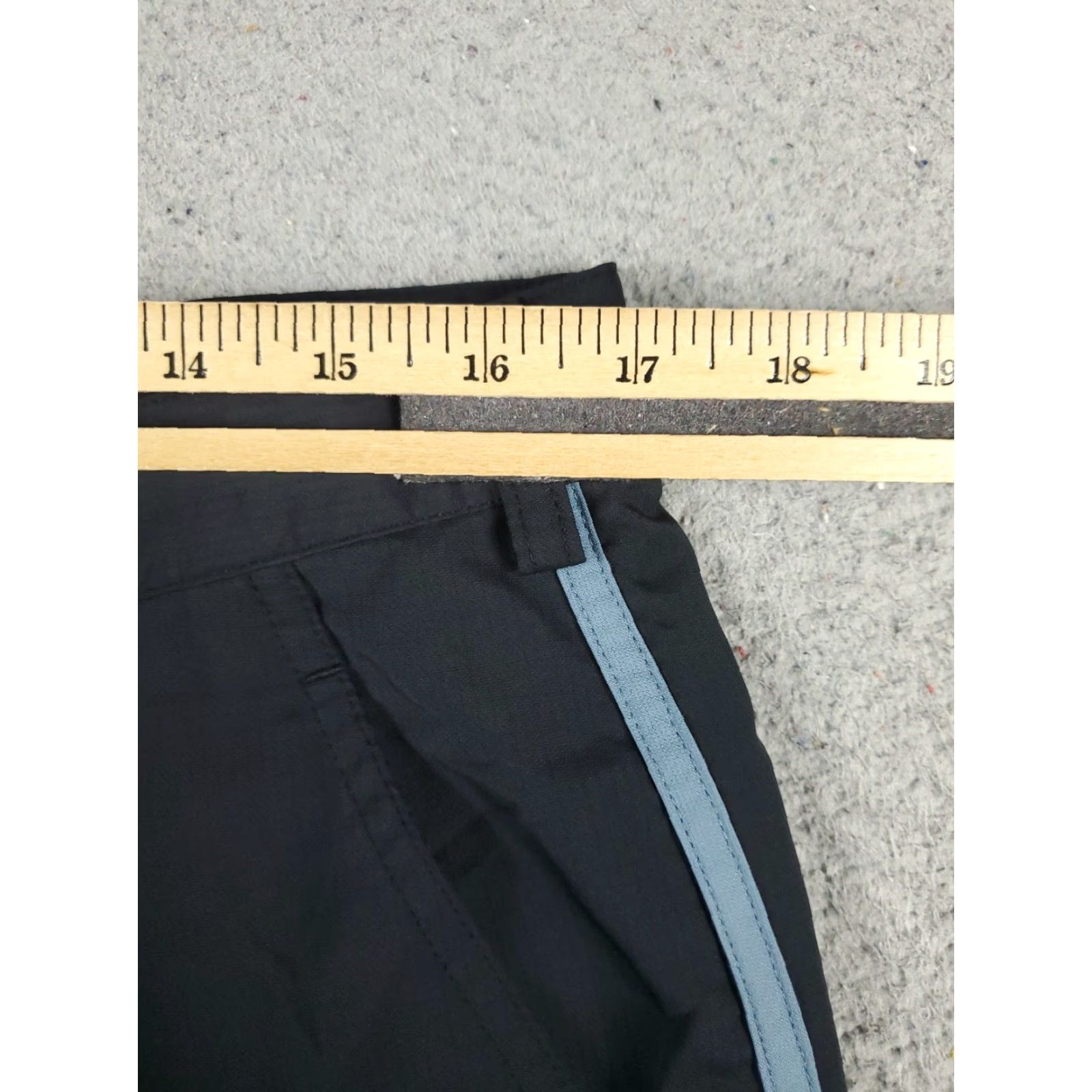 Nike Nike Dri-Fit Golf Pants Mens 34x34 Black Flat Front Chino Trousers Size US 34 / EU 50 - 4 Thumbnail