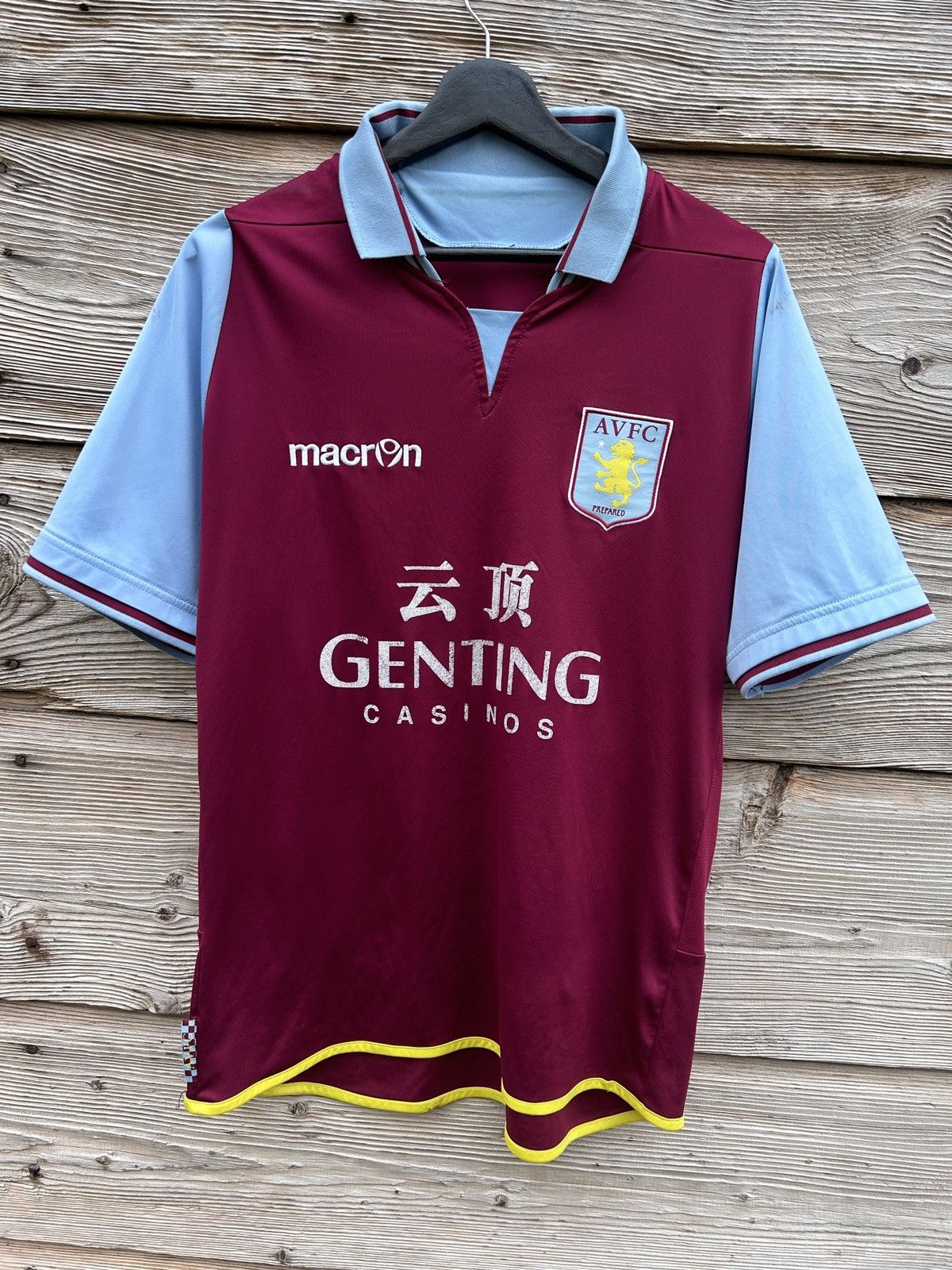 Macron Macron Aston Villa 2012/13 Home Kit Soccer Jersey Size US L / EU 52-54 / 3 - 1 Thumbnail