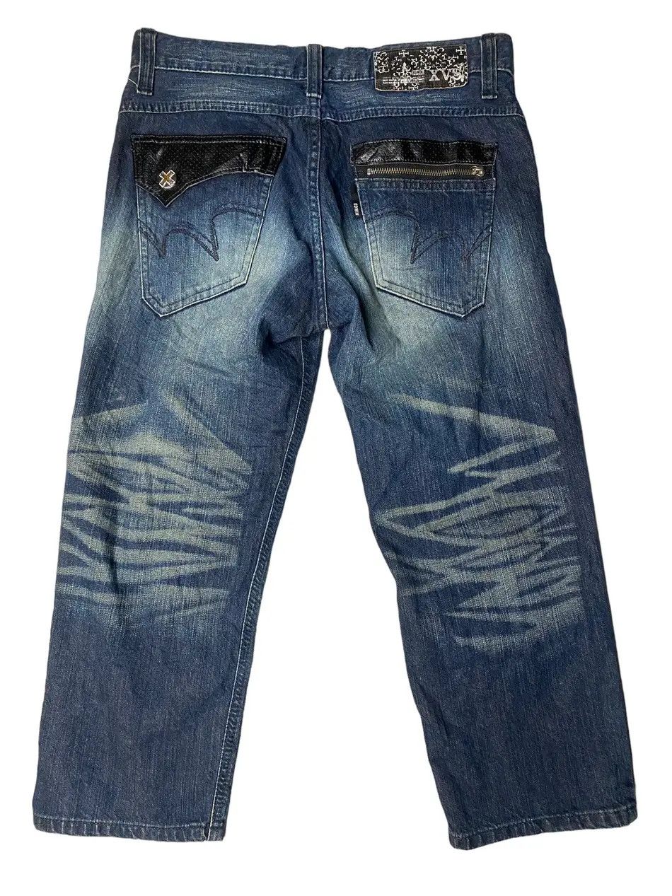 Edwin Edwin Flared Studded Leather 3/4 Jeans Size US 30 / EU 46 - 11 Thumbnail