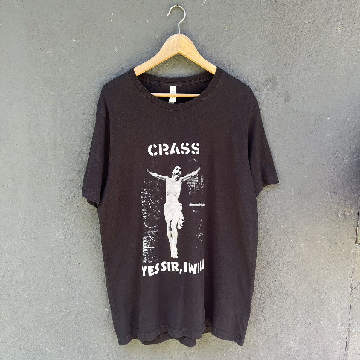 Band Tees Thrashed Faded Vintage Crass UK Band ERD GRUNGE PUNK Tee Size US XL / EU 56 / 4 - 1 Thumbnail