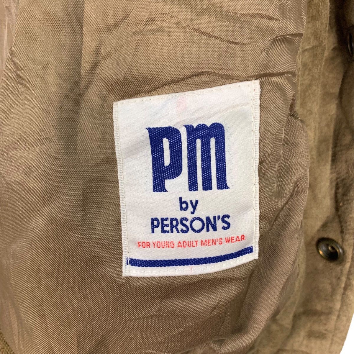 PERSON'S PERSON’S Big Logo Pigskin Leather Varsity Jacket #0925-C41 Size US M / EU 48-50 / 2 - 16 Thumbnail