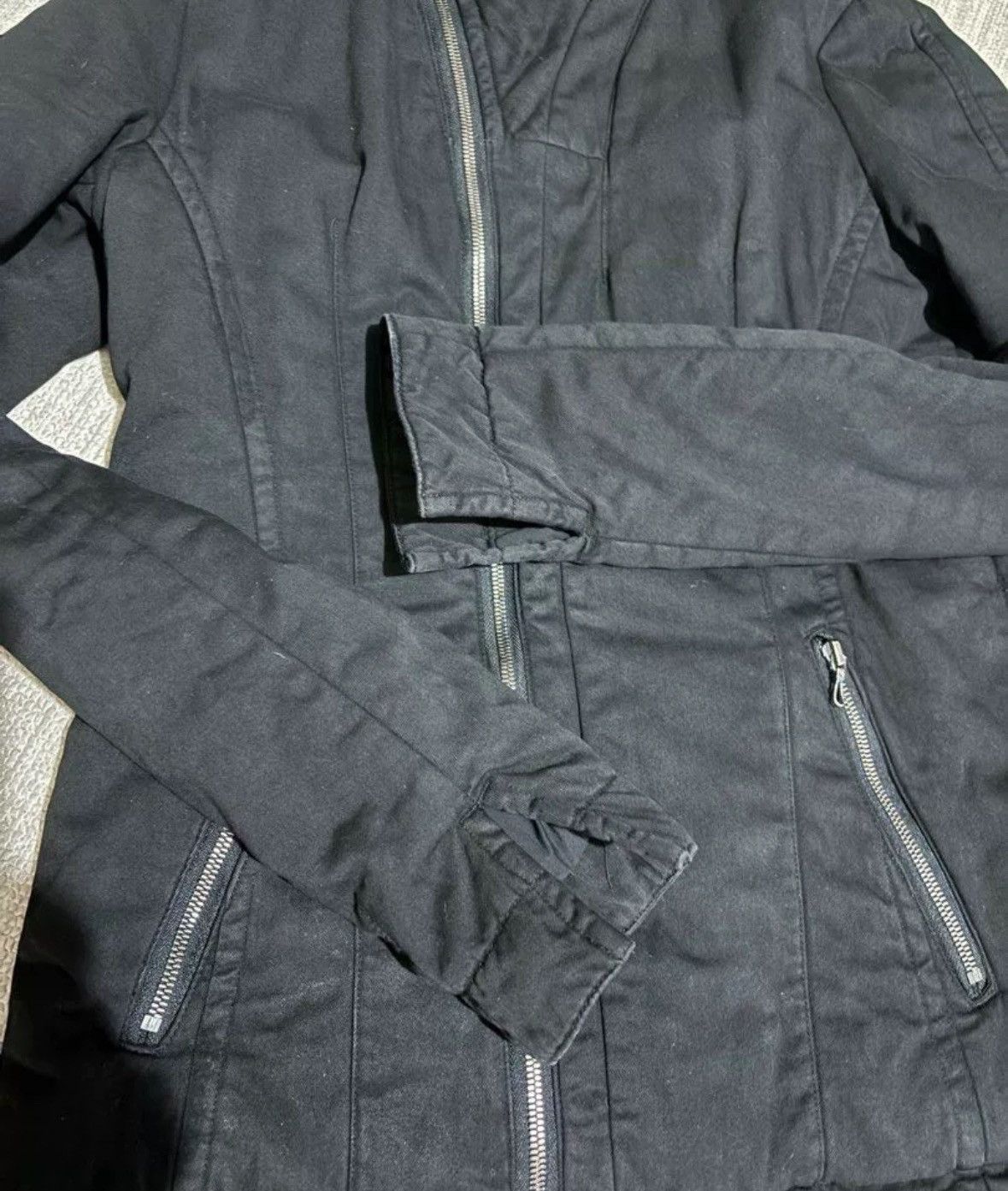 Julius Julius Cotton jacket with diagonal zipper Size US M / EU 48-50 / 2 - 5 Thumbnail