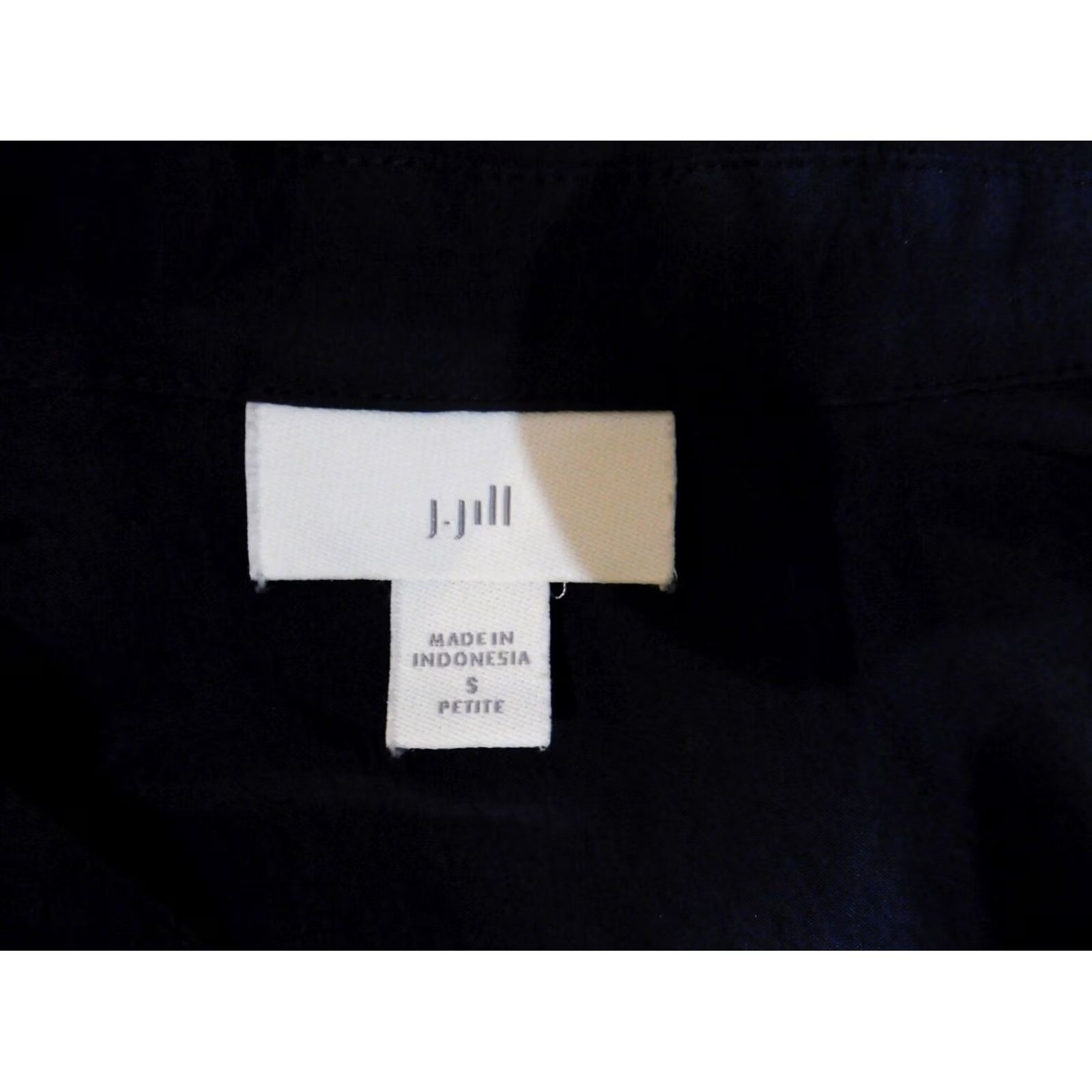 J. Jill J. Jill Blouse PS Petite Blue Crew Neck Pullover Cap Sleeve Button Regular Fit Womens Shirt Top Casual Setty? Size S / US 4 / IT 40 - 4 Thumbnail