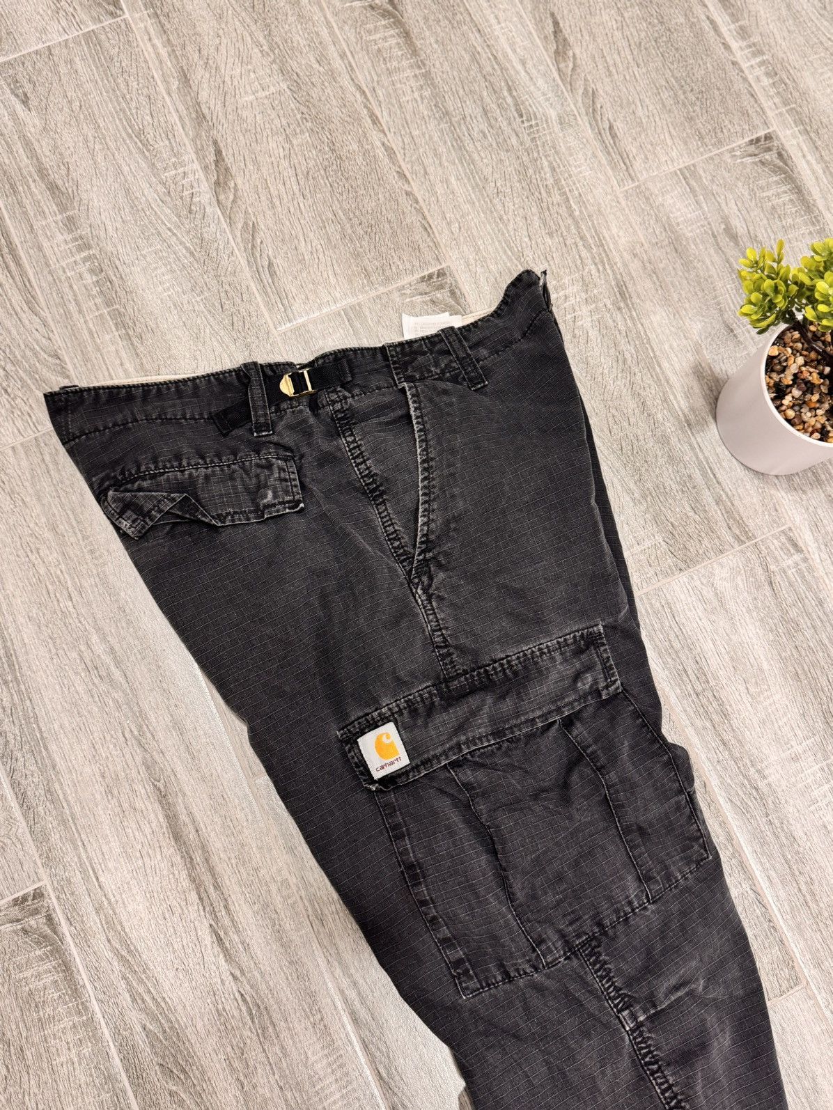 Carhartt Vintage Cargo Pants Double Knee Baggy Y2K Opium SK8 BONTAGE Size US 32 / EU 48 - 11 Thumbnail