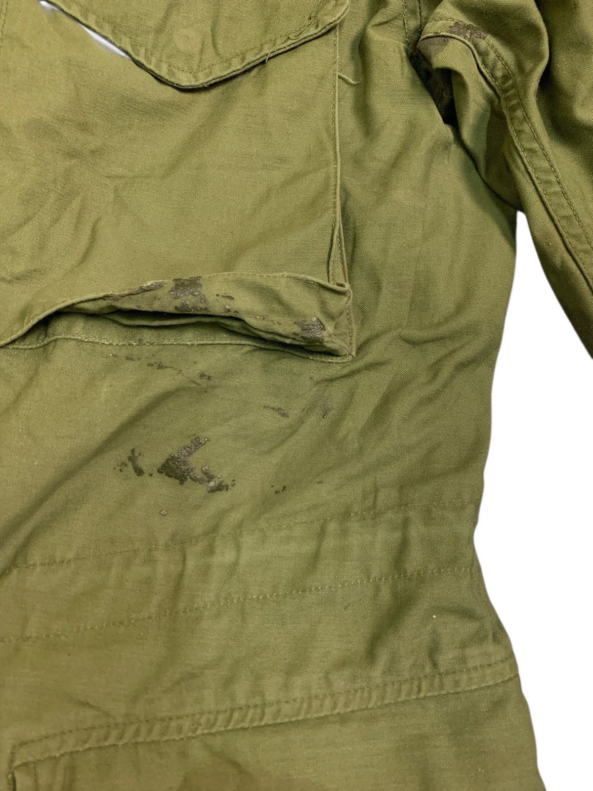 Alpha Industries Rare Design vintage US Army M-65 OG 107 Field Coat Jacket Size US S / EU 44-46 / 1 - 13 Thumbnail