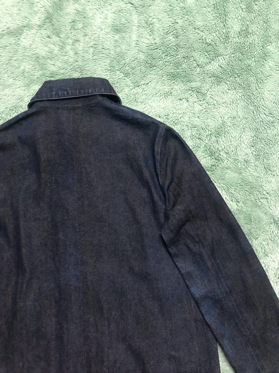 ATSURO TAYAMA × Denim & Co. × Japanese Brand VINTAGE A/T ATSURO TAYAMA DENIM COAT JACKET DISTRESSED FADED Size M / US 6-8 / IT 42-44 - 8 Thumbnail