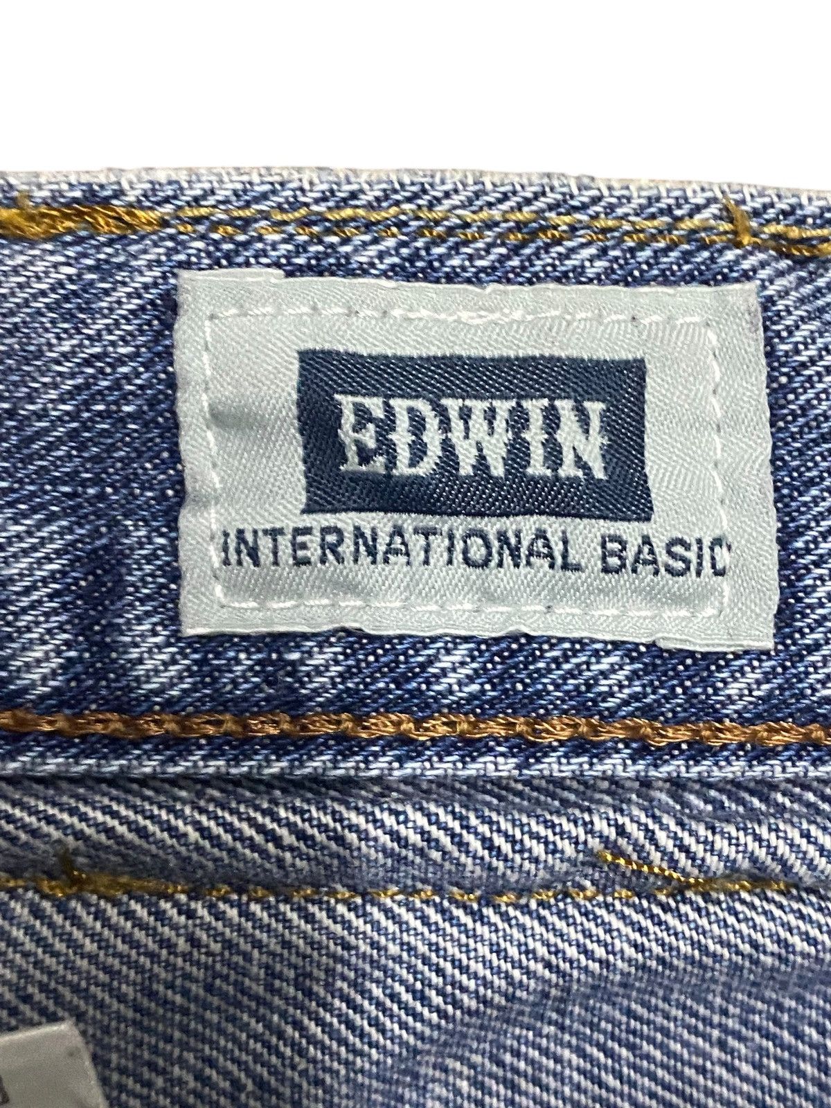 Jun Takahashi Vintage Japanese Brand Edwin 404 Dirty Bleach Loose Jeans Size US 33 - 14 Thumbnail