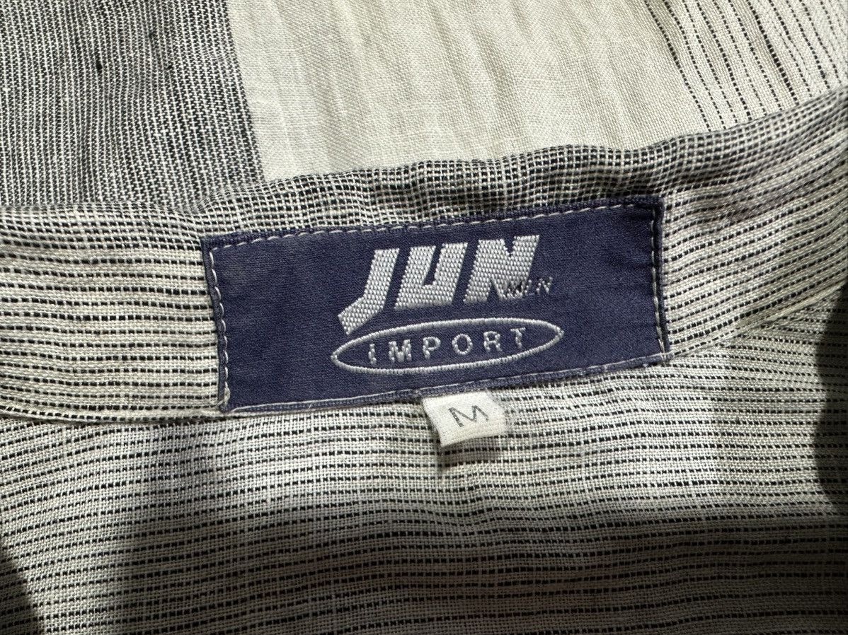 JUN MEN × Japanese Brand × Yohji Yamamoto 🔥Rare Vintage Jun Men Import Linen Shirt Made In Italy Size US M / EU 48-50 / 2 - 8 Thumbnail