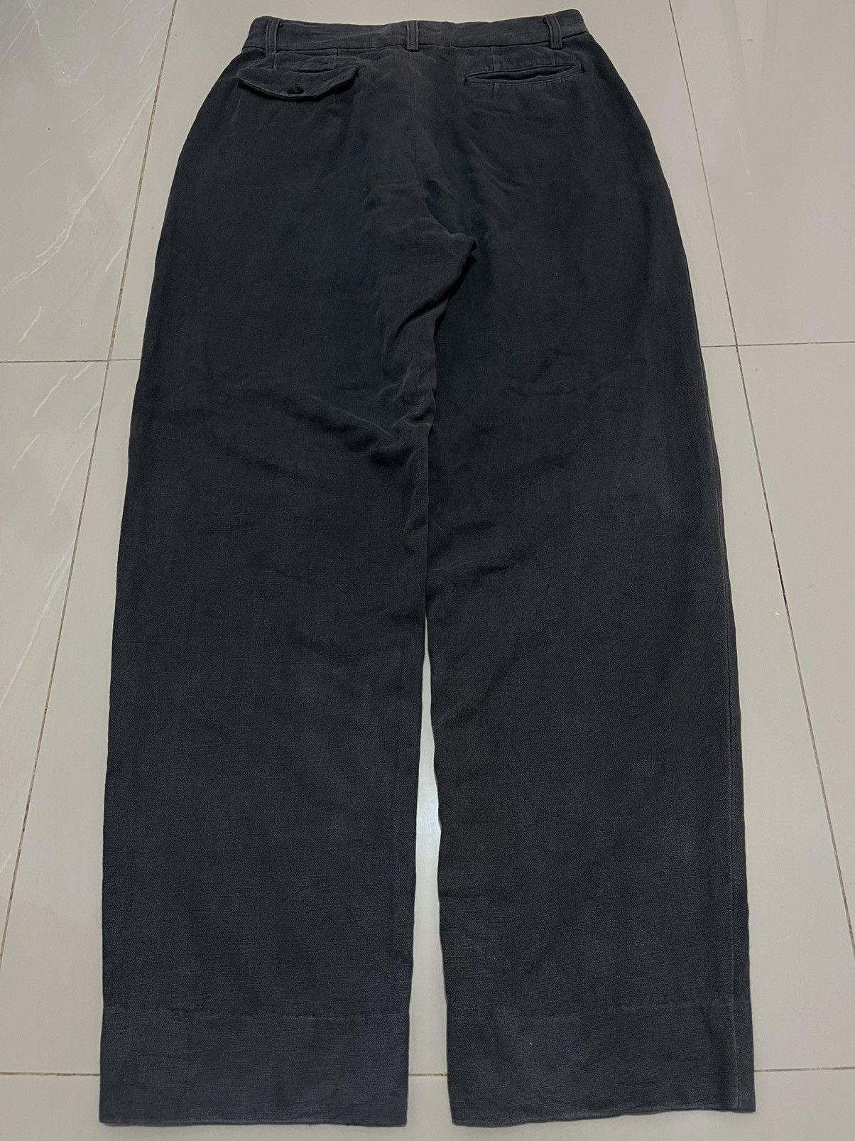 Comme des Garcons Homme ARCHIVE 80’s COMME DES GARCONS HOMME BUTTONS CANVAS BALLOON Size US 32 / EU 48 - 2 Thumbnail