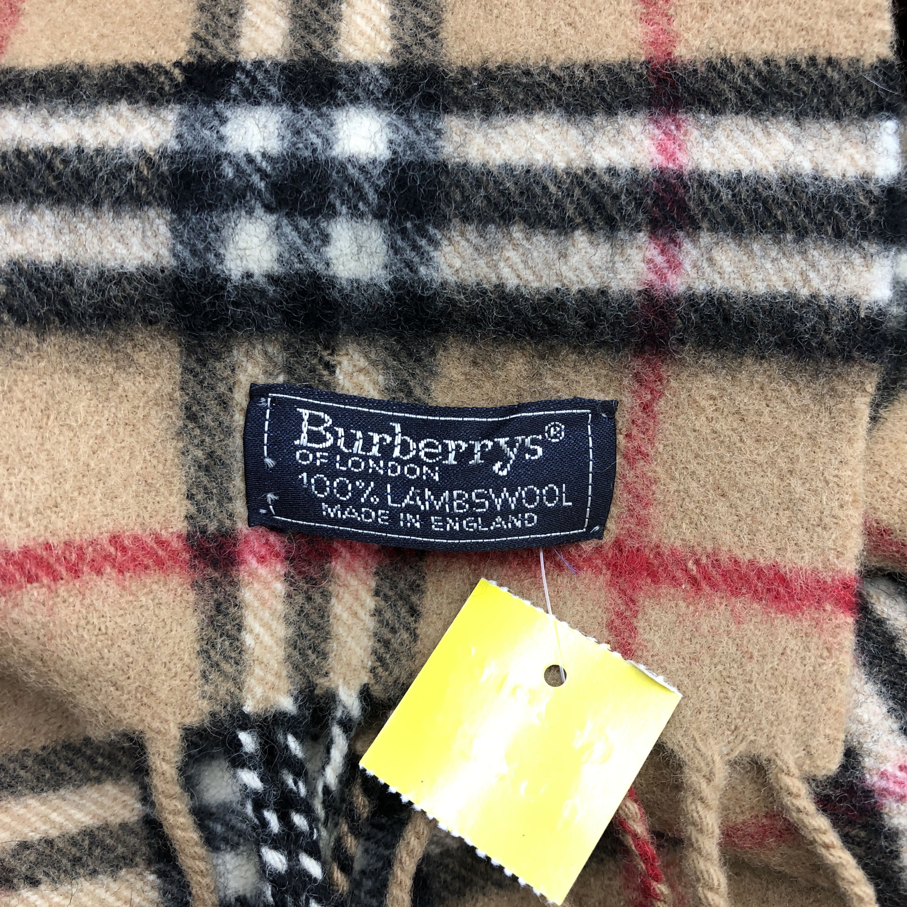 Burberry Vintage Burberry Scarf Muffler Wool Cashmere Scarves Size ONE SIZE - 4 Thumbnail