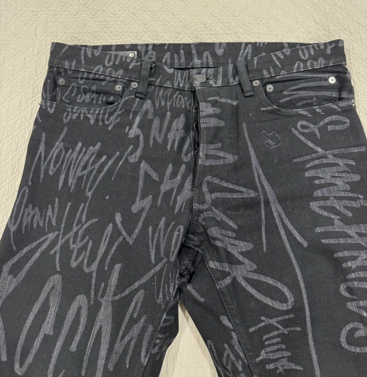 Disney Takahiromiyashita the soloist disney mickey mouse jeans Size US 32 / EU 48 - 3 Thumbnail