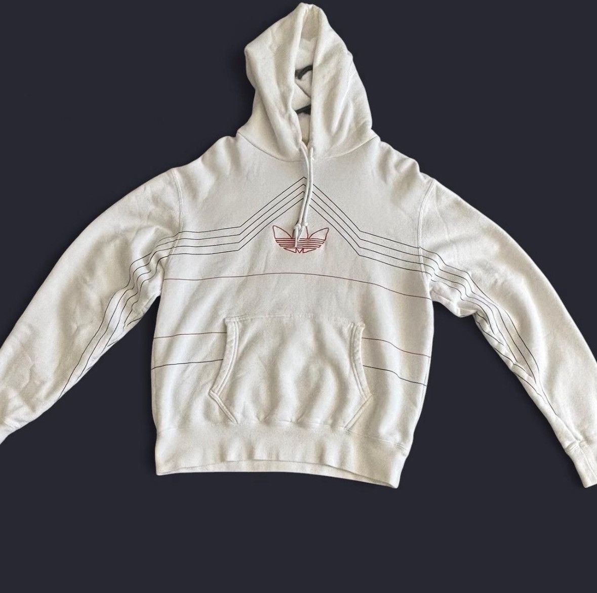 Adidas BRAND NEW Adidas White Pullover Hoodie Size US S / EU 44-46 / 1 - 1 Thumbnail